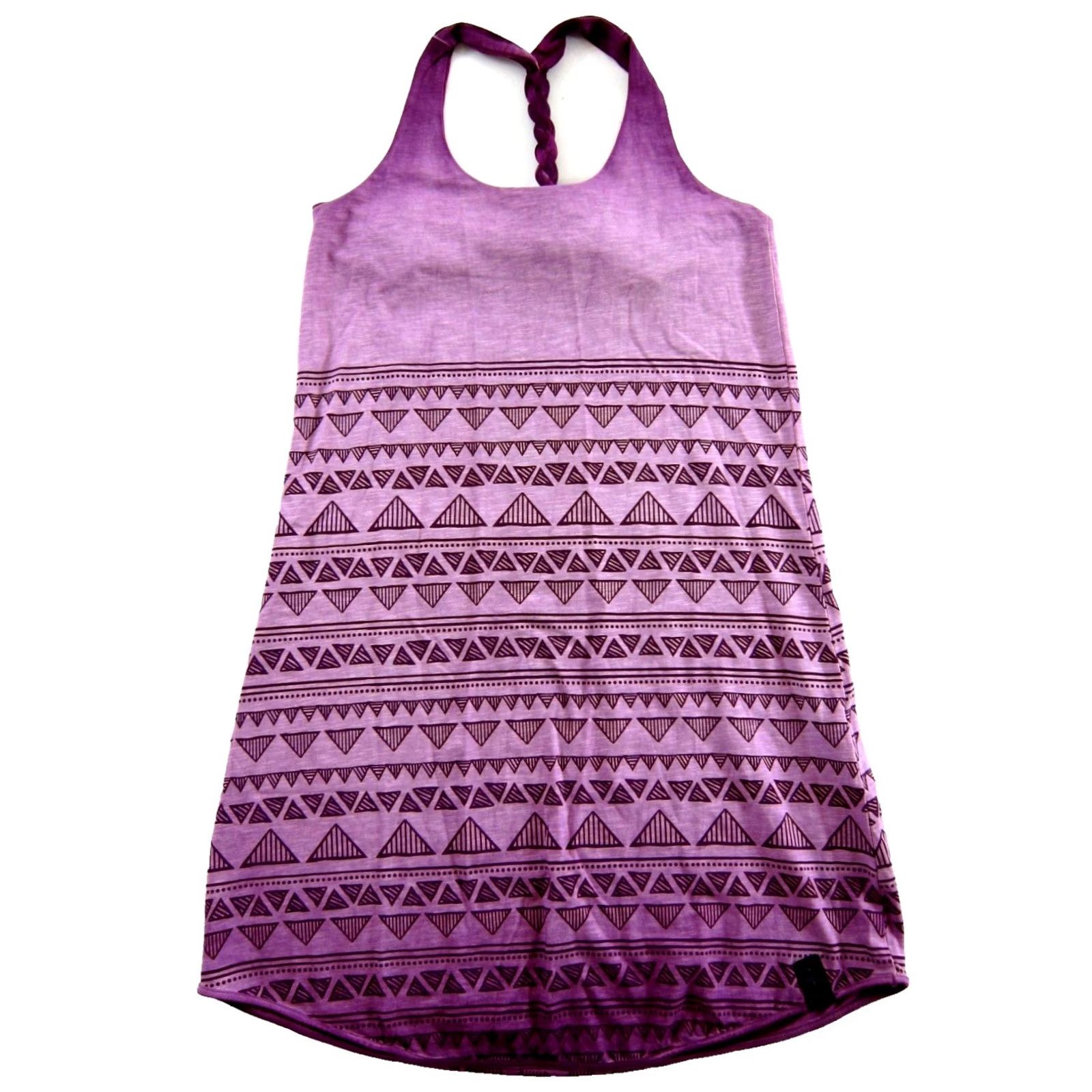 Vintage Chillaz NWT Violet Purple Jersey Stretch Grande Grotta Triangle Tank Dress 10/40 Size L / US 10 / IT 46 - 2 Thumbnail