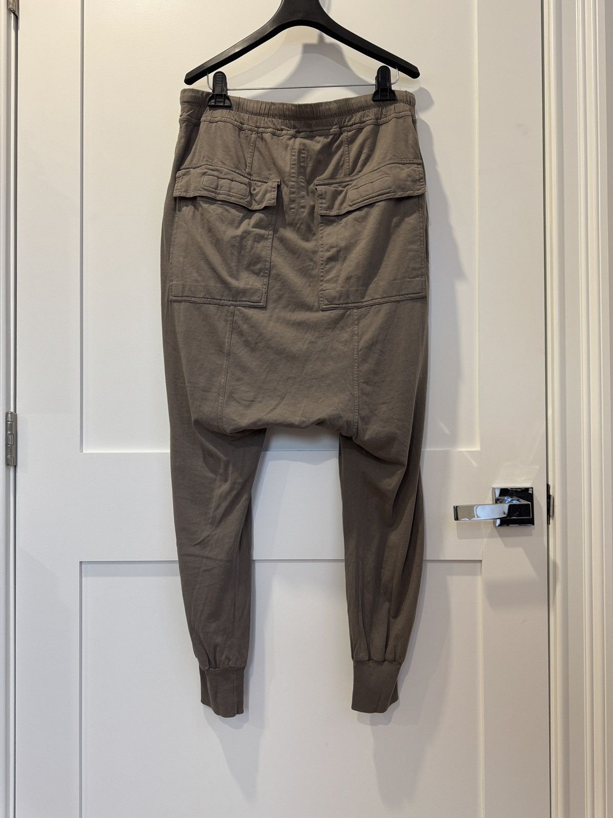 Rick Owens Drkshdw Rick Owens Drkshdw grey prisoner drawstring lounge pants Size US 32 / EU 48 - 2 Thumbnail