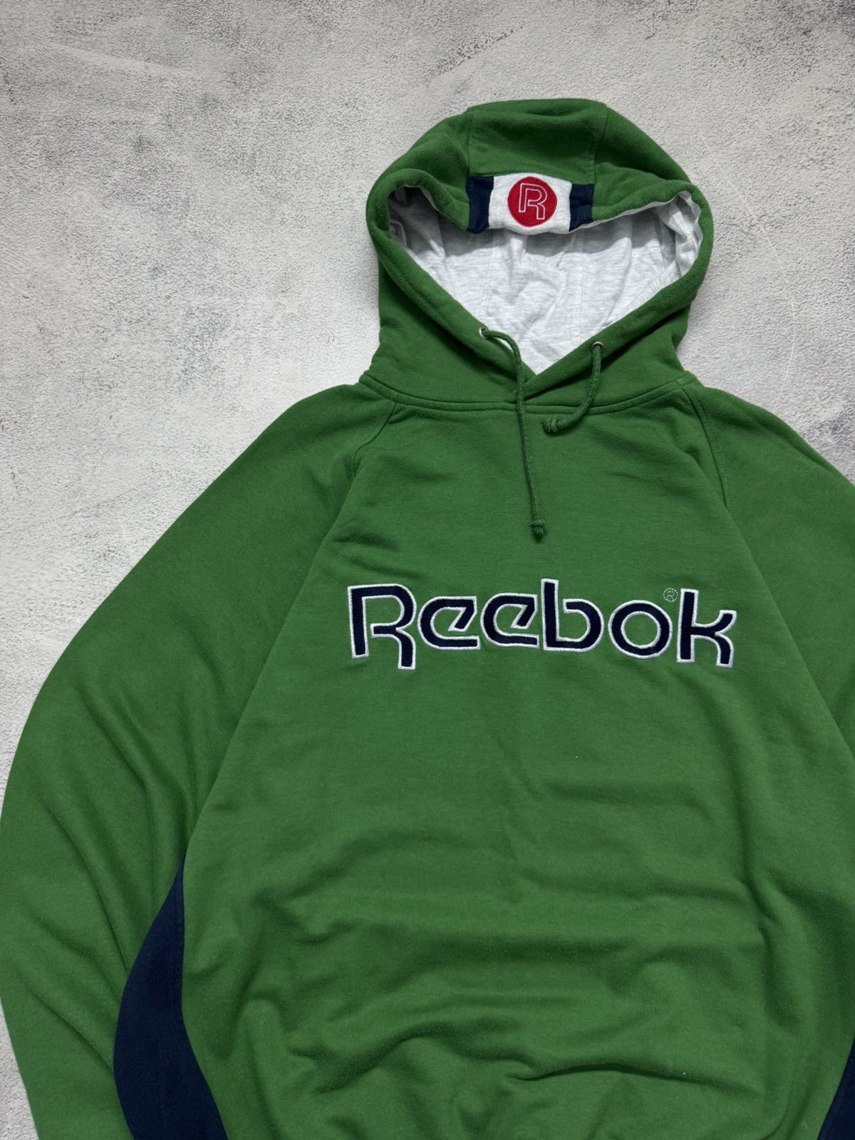 Reebok Vintage Y2k Reebok Big Logo Hoodie 00’s Size US XXL / EU 58 / 5 - 6 Thumbnail