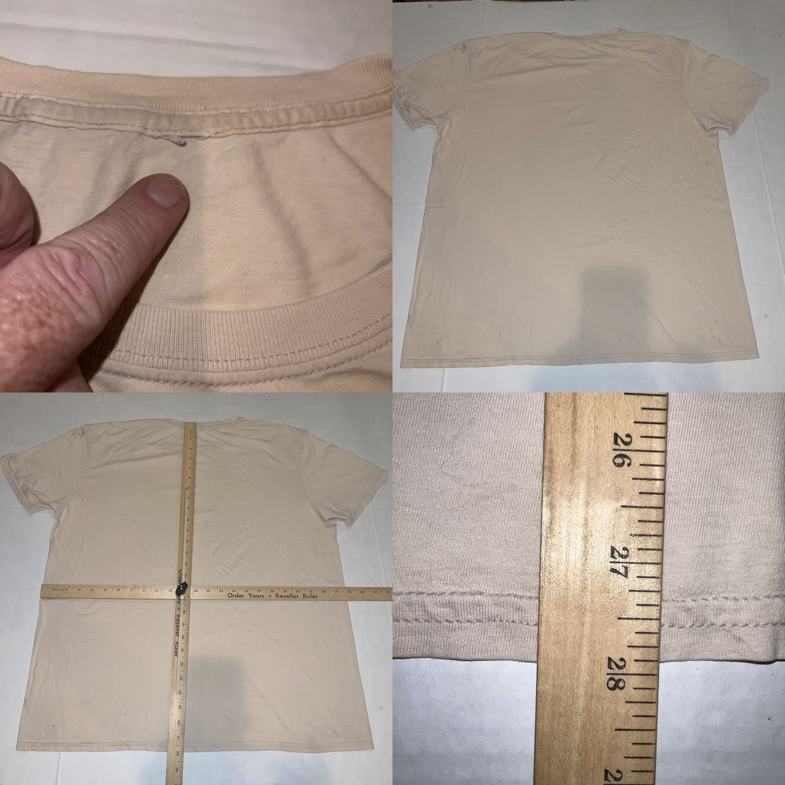 Vintage Santa Monica Heal the Bay Waves Crabs Shark Dolphin Logos Shirt XL Beige Vintage Men Short Sleeve Crew Neck T-Shirt Size US XL / EU 56 / 4 - 8 Thumbnail