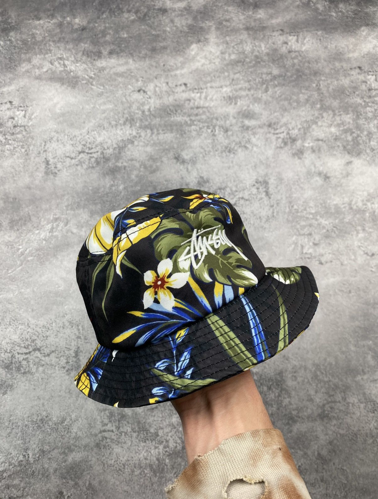 Stussy Rare Vintage Stussy Rasta Lion Bucket/Porkpie Hat | Grailed