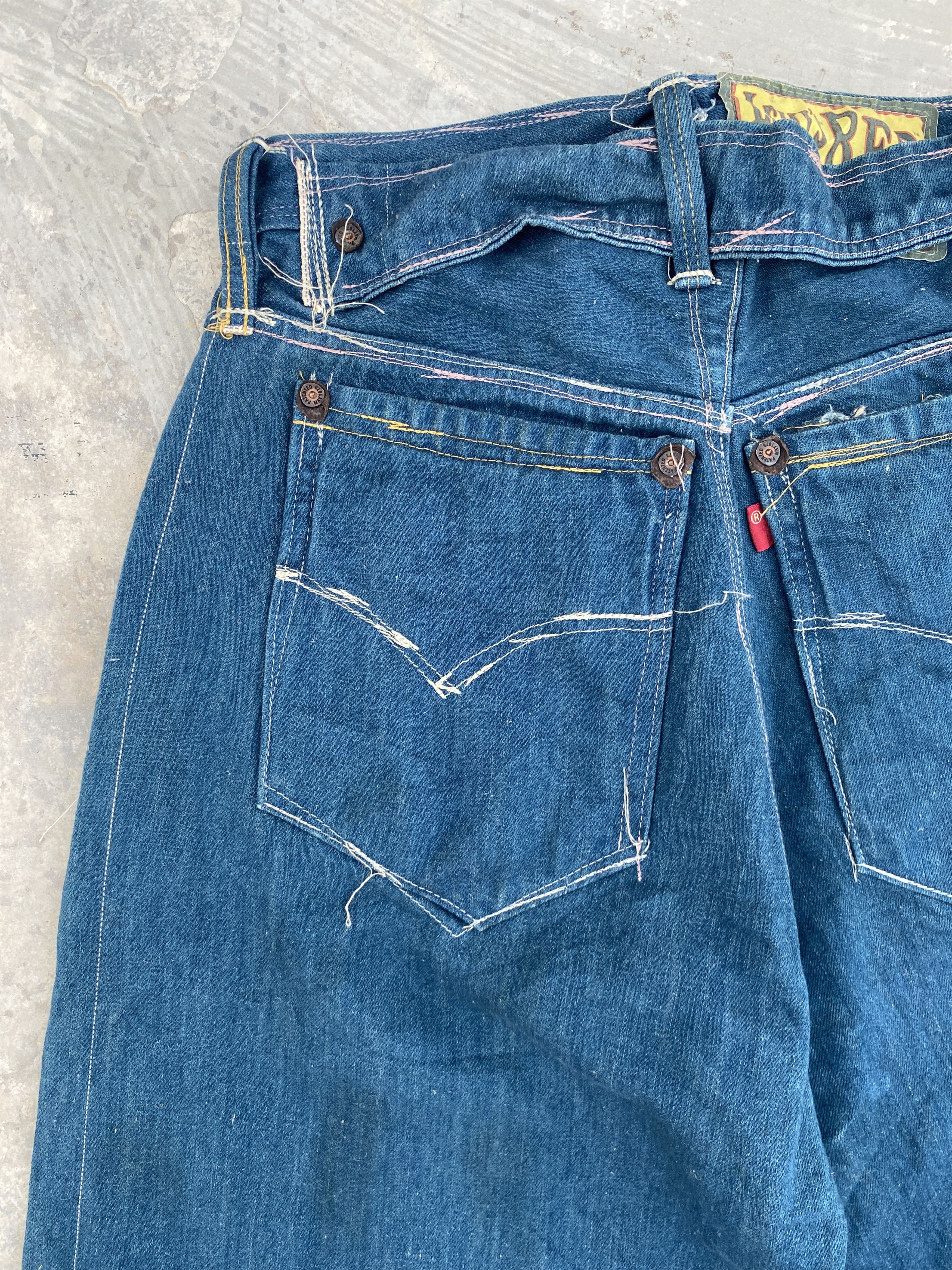 Levi's × Levi's Vintage Clothing Levis RED Slouch 2009SS Sarrouel Selvedge Jeans Size US 29 - 8 Thumbnail