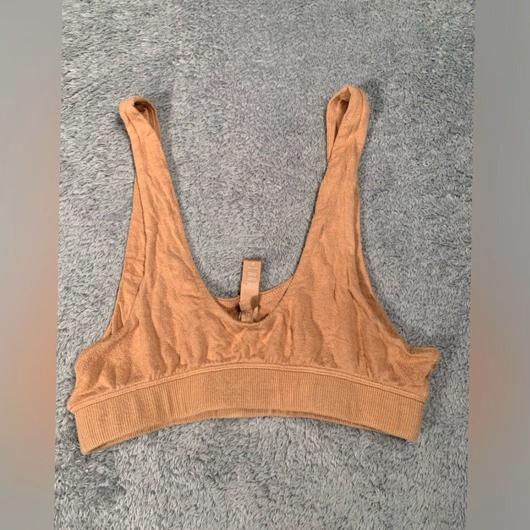 SKIMS Skims Tan Bra Bralette M Beige Women Bralette Medium Size ONE SIZE - 5 Thumbnail