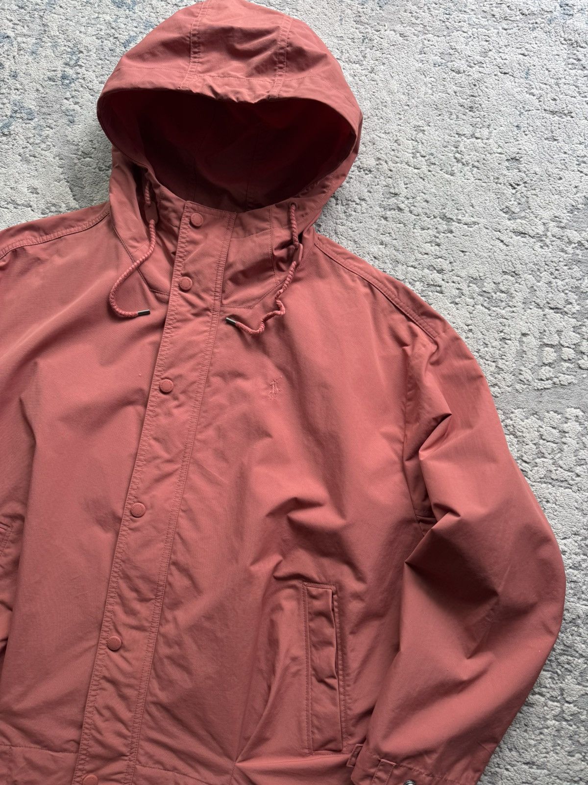 Polo Ralph Lauren Polo Ralph Lauren Peach Hooded Jacket Size M Size M / US 6-8 / IT 42-44 - 2 Thumbnail