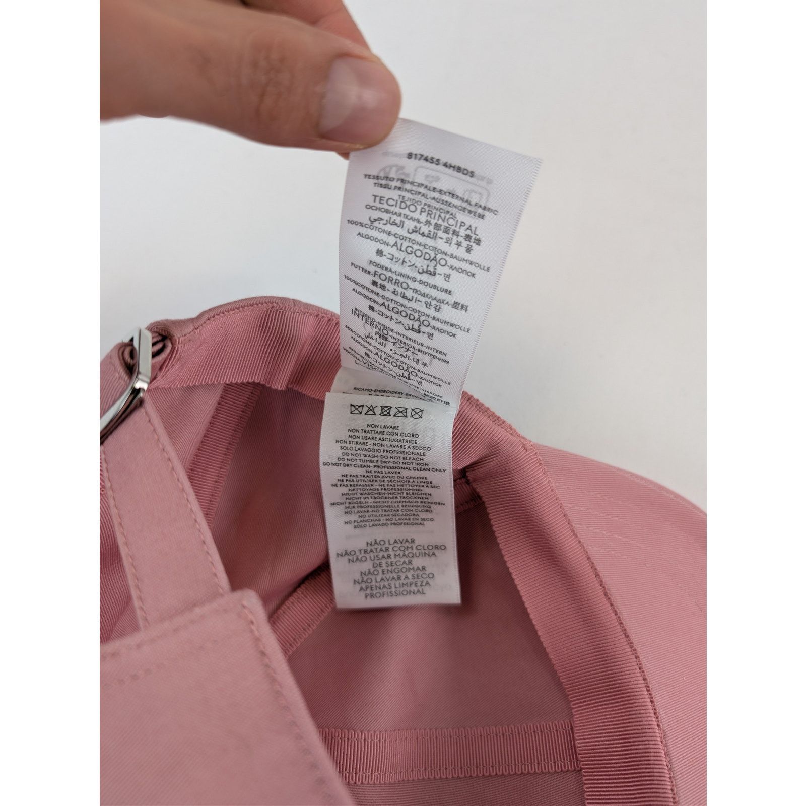 Gucci o1rshd1 Size: L / Pecchi Baseball Cap / Hat in Rose Charm Size ONE SIZE - 10 Thumbnail