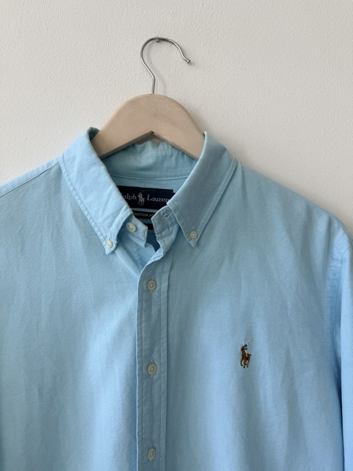 Polo Ralph Lauren Polo Ralph Lauren Light Blue Oxford Cotton Shirt Size L Size US L / EU 52-54 / 3 - 5 Thumbnail