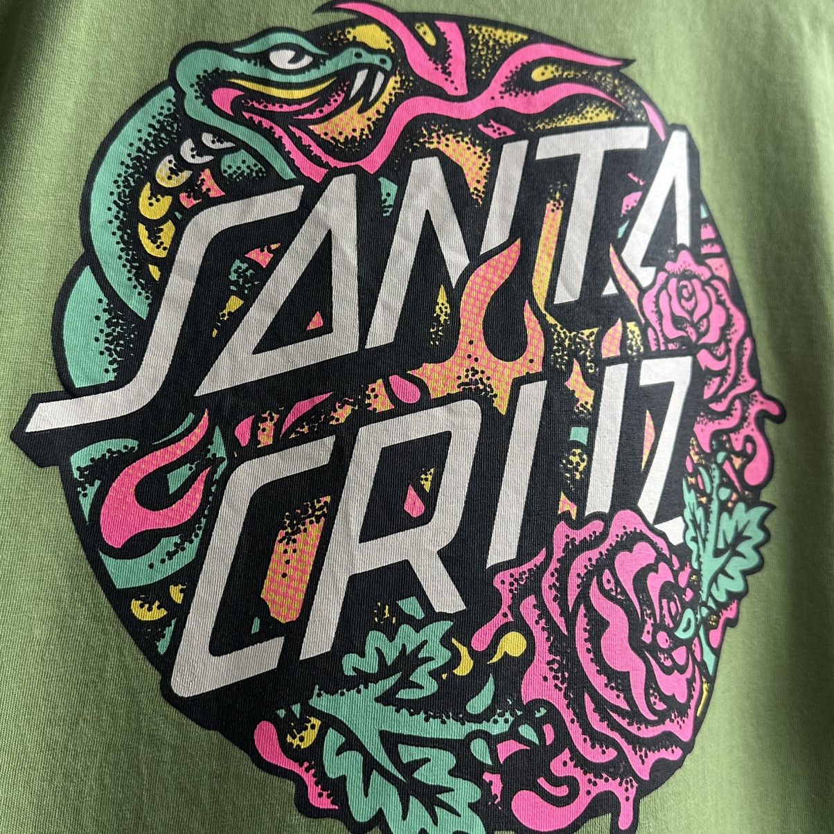 Santa Cruz Skateboards × Vintage VINTAGE SANTA CRUZ BIG LOGO TEE Size US M / EU 48-50 / 2 - 3 Thumbnail
