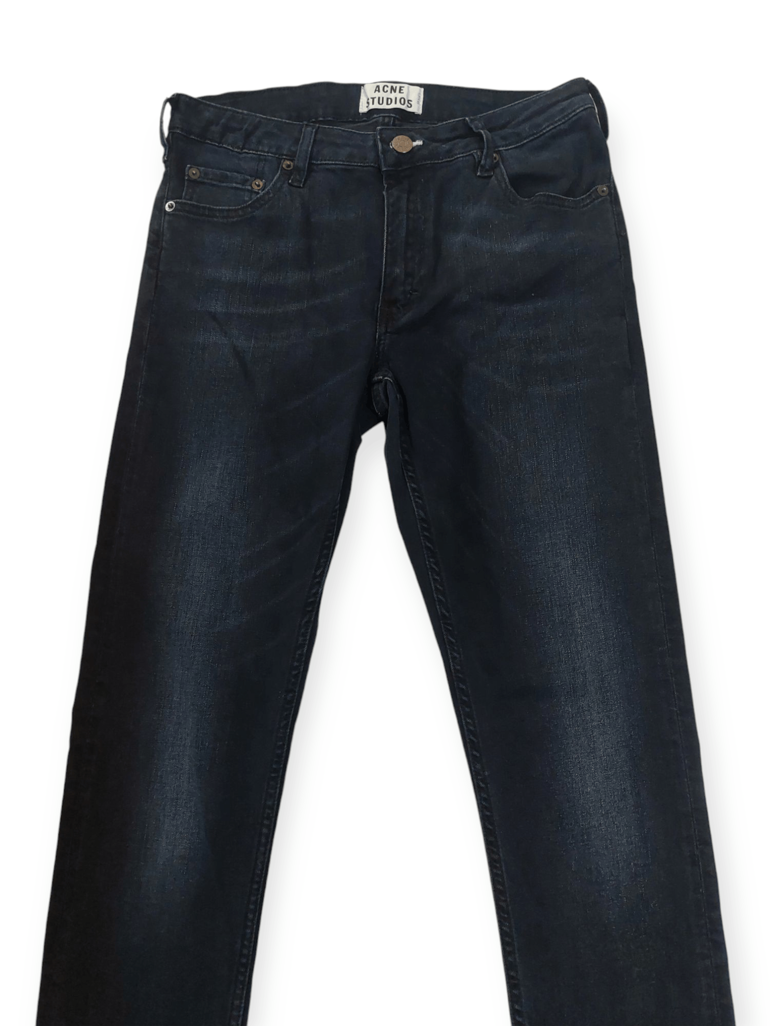 Acne Studios Flex Basement Skinny Black Jeans