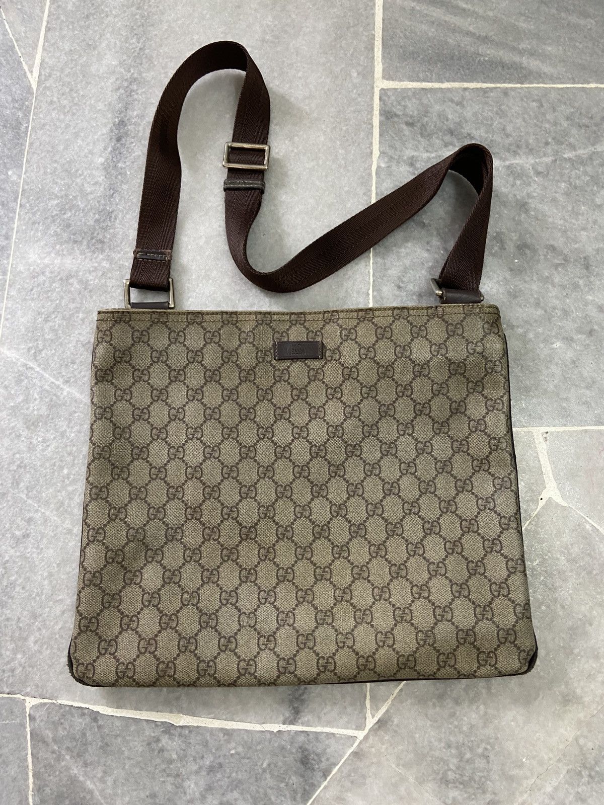 Gucci Gucci GG Supreme Canvas Crossbody Shoulder Bag Size ONE SIZE - 3 Thumbnail