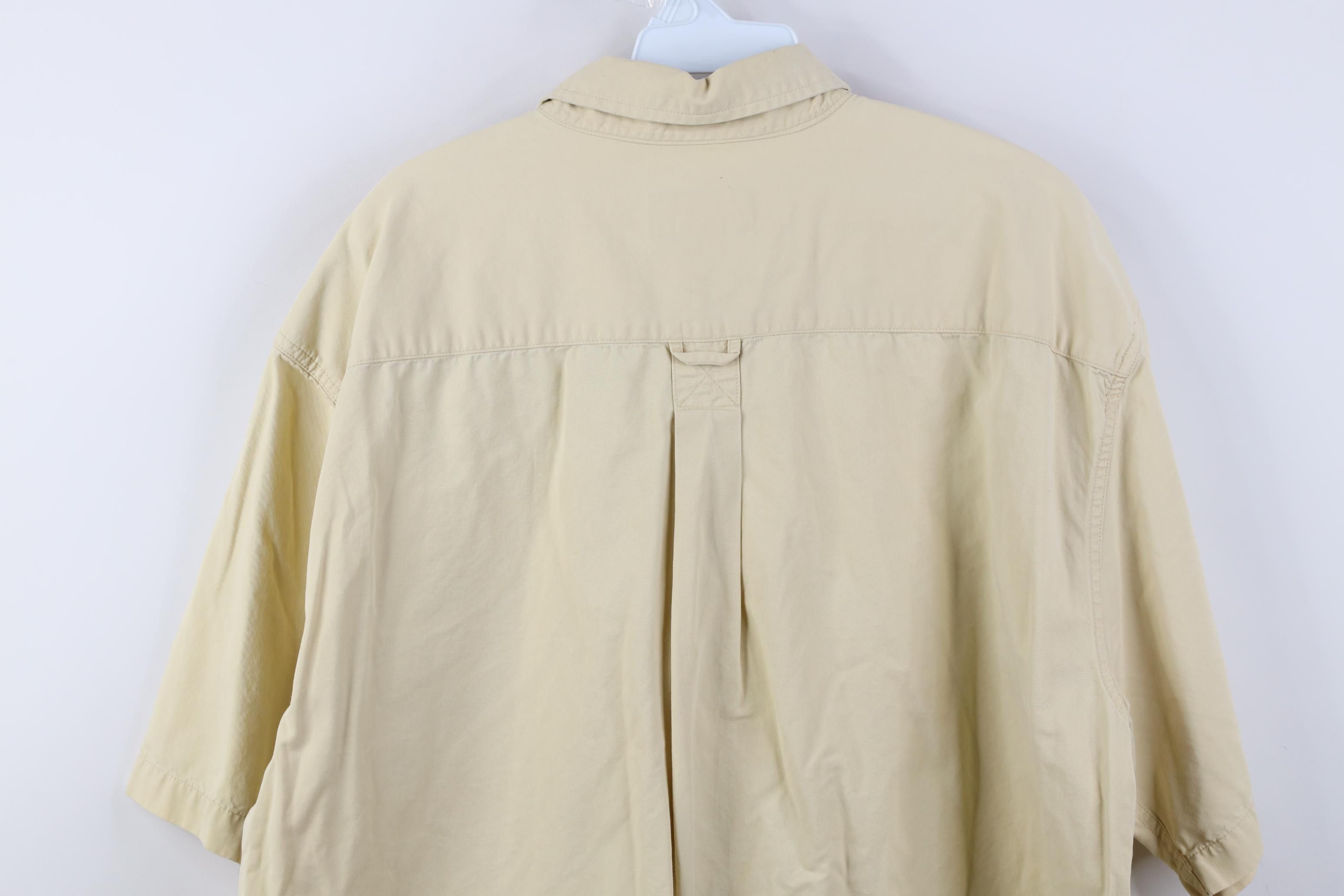 Eddie Bauer Vintage 90s Eddie Bauer Baggy Cotton Twill Button Down Shirt Size US L / EU 52-54 / 3 - 18 Thumbnail