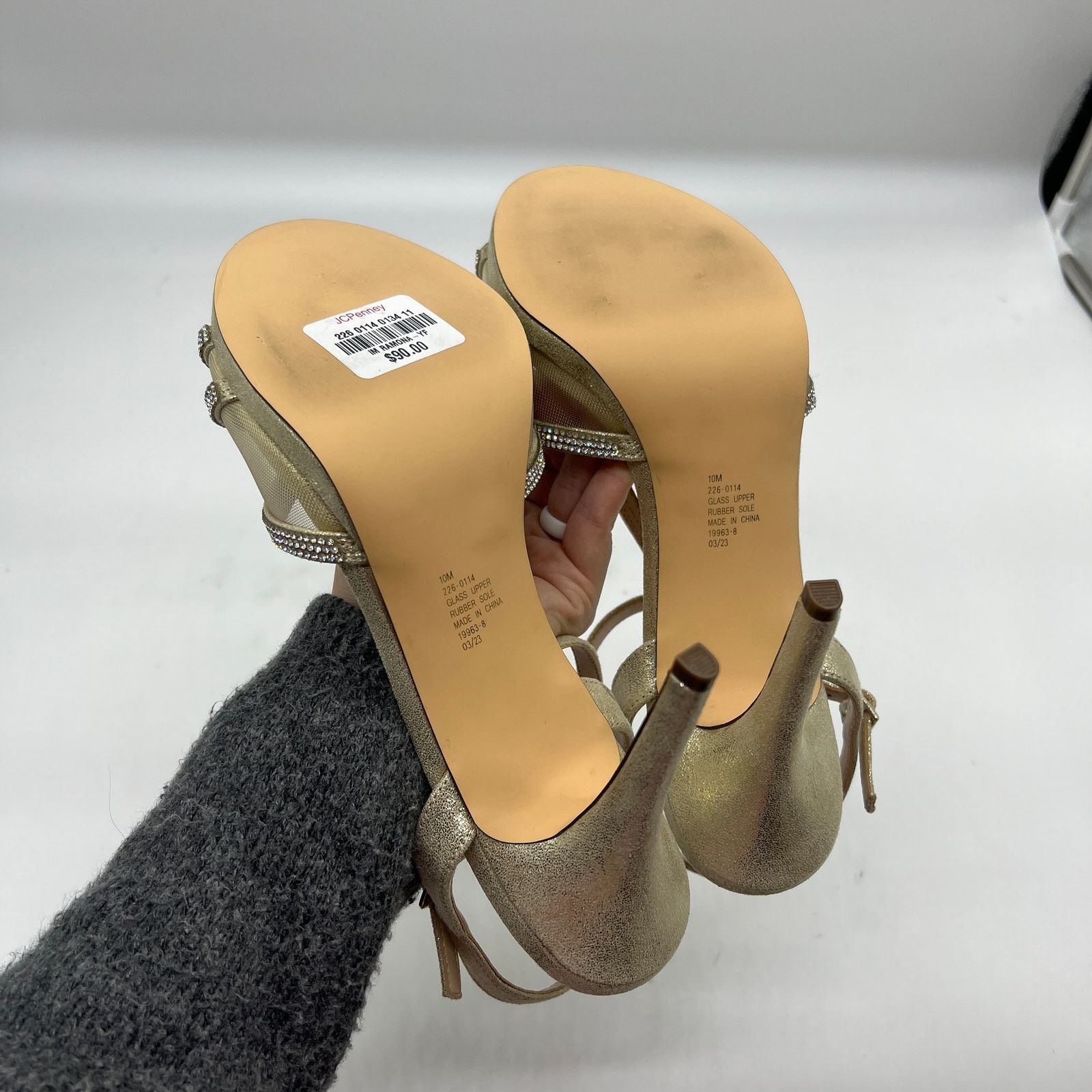 Other I.Miller Womens Ramona Heeled Sandals Gold Size 10M Size US 10 / IT 40 - 6 Thumbnail