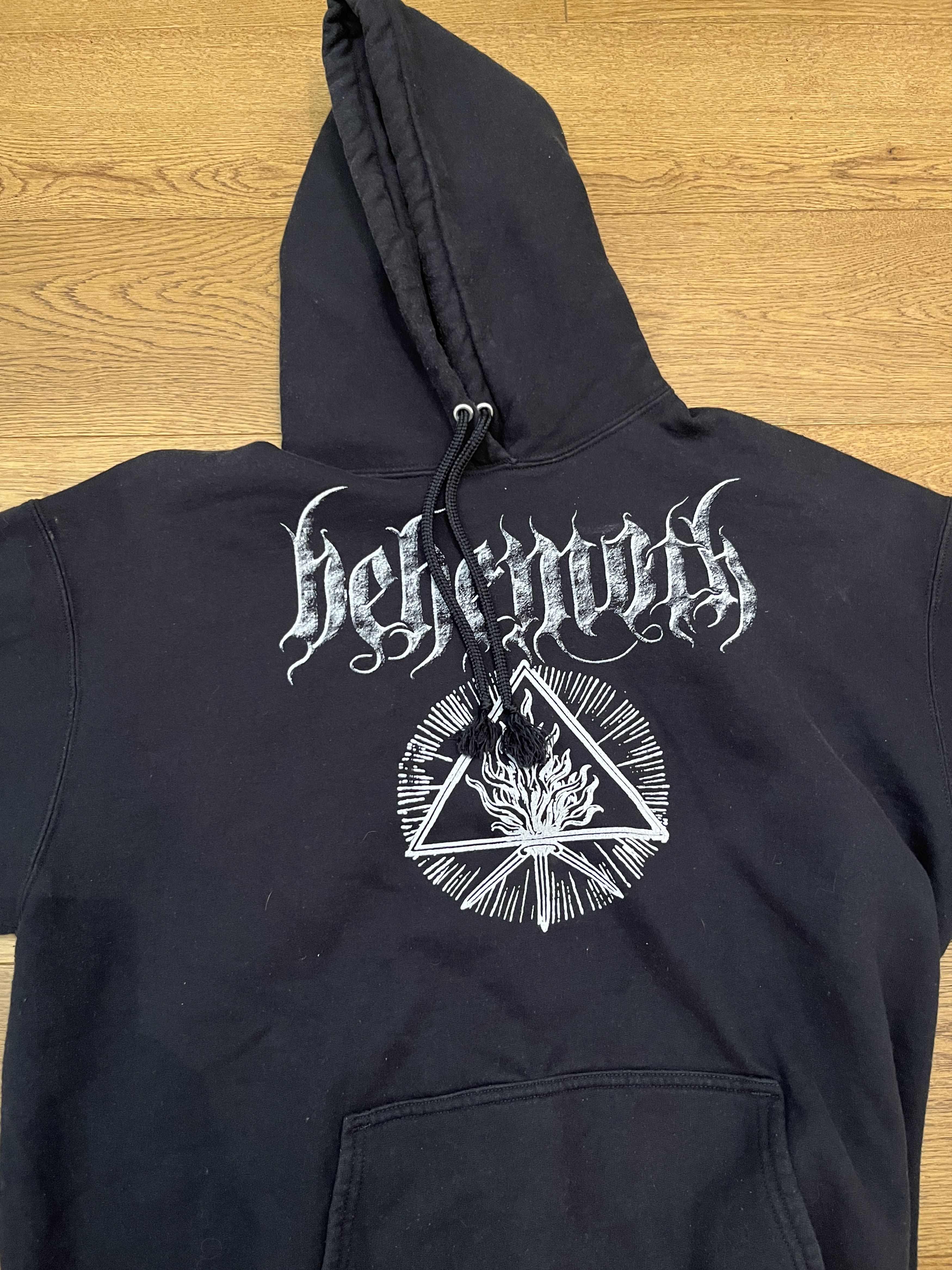 Vintage Behemoth The Satanist Band Hoodie Trinity Sigil Large Size US XL / EU 56 / 4 - 2 Thumbnail