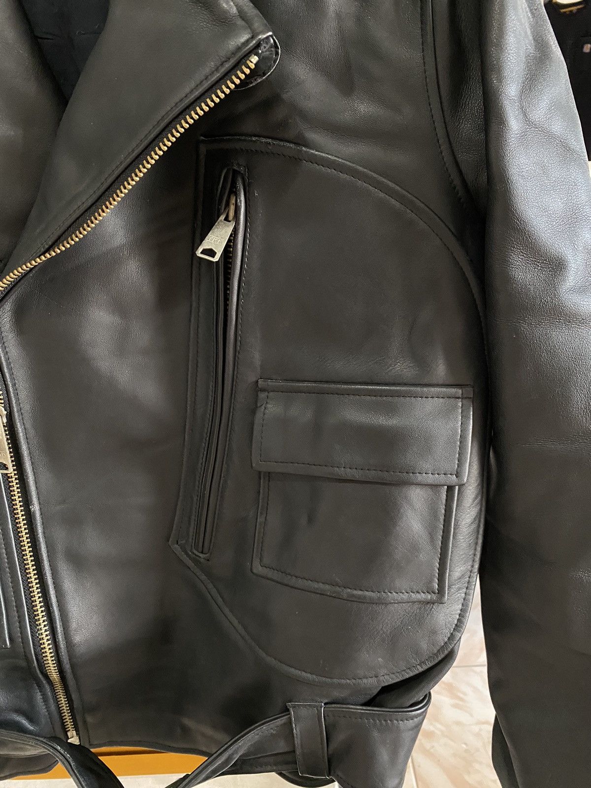 Japanese Brand × Vintage Leather jacket a.n.b Newyork biker Size US M / EU 48-50 / 2 - 3 Thumbnail
