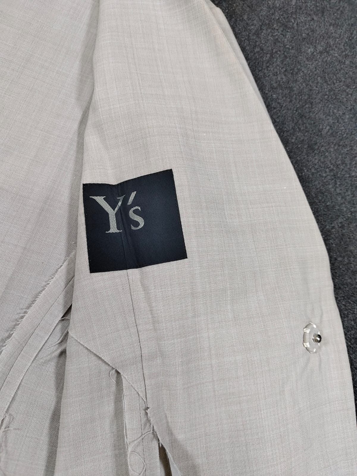 Yohji Yamamoto Y's by Yohji Yamamoto Minimalist Collarless Duster Coat Size M / US 6-8 / IT 42-44 - 10 Thumbnail