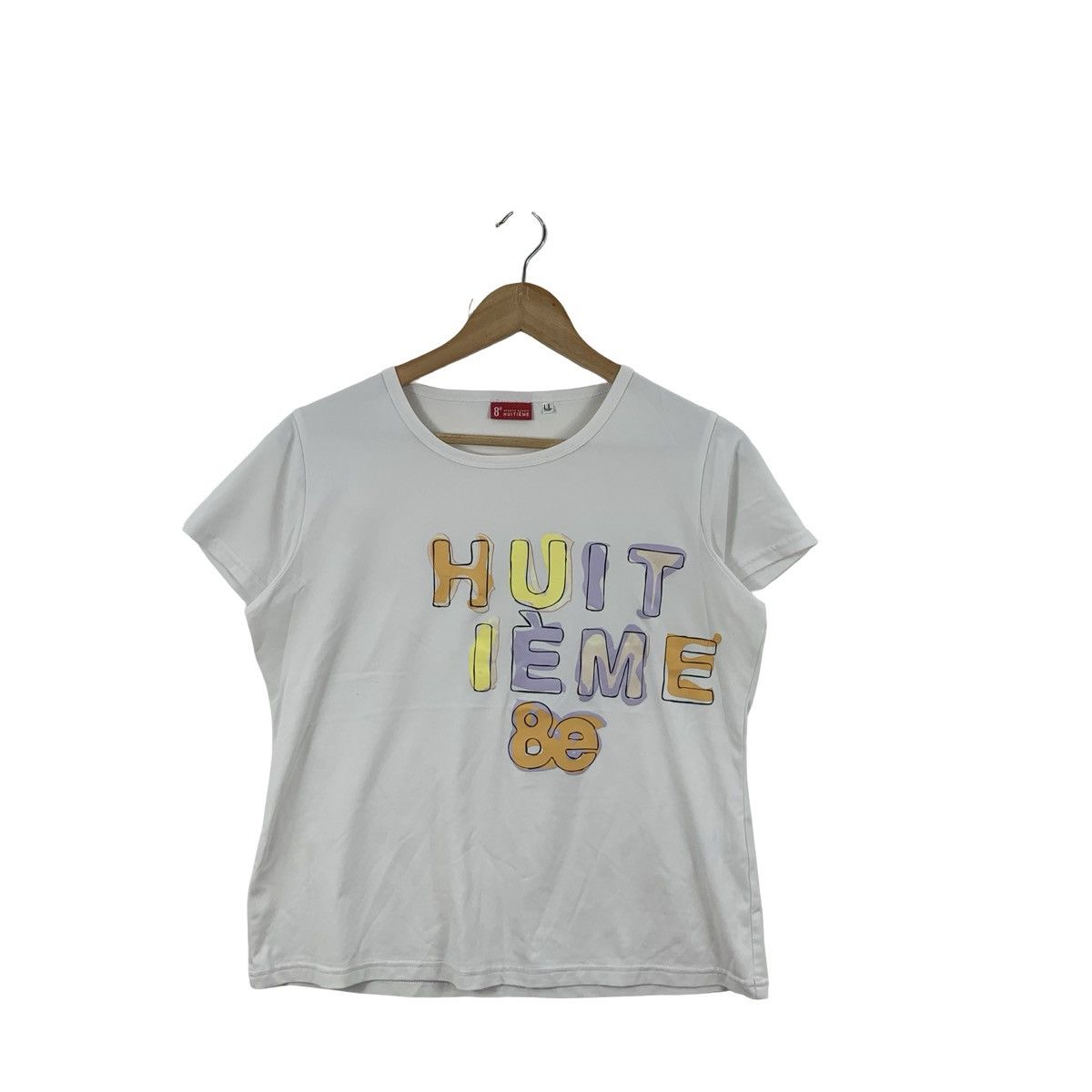 Other 8e HUITIÉME Multicolor Typographic Design Tee Shirt Top Size US L / EU 52-54 / 3 - 3 Thumbnail