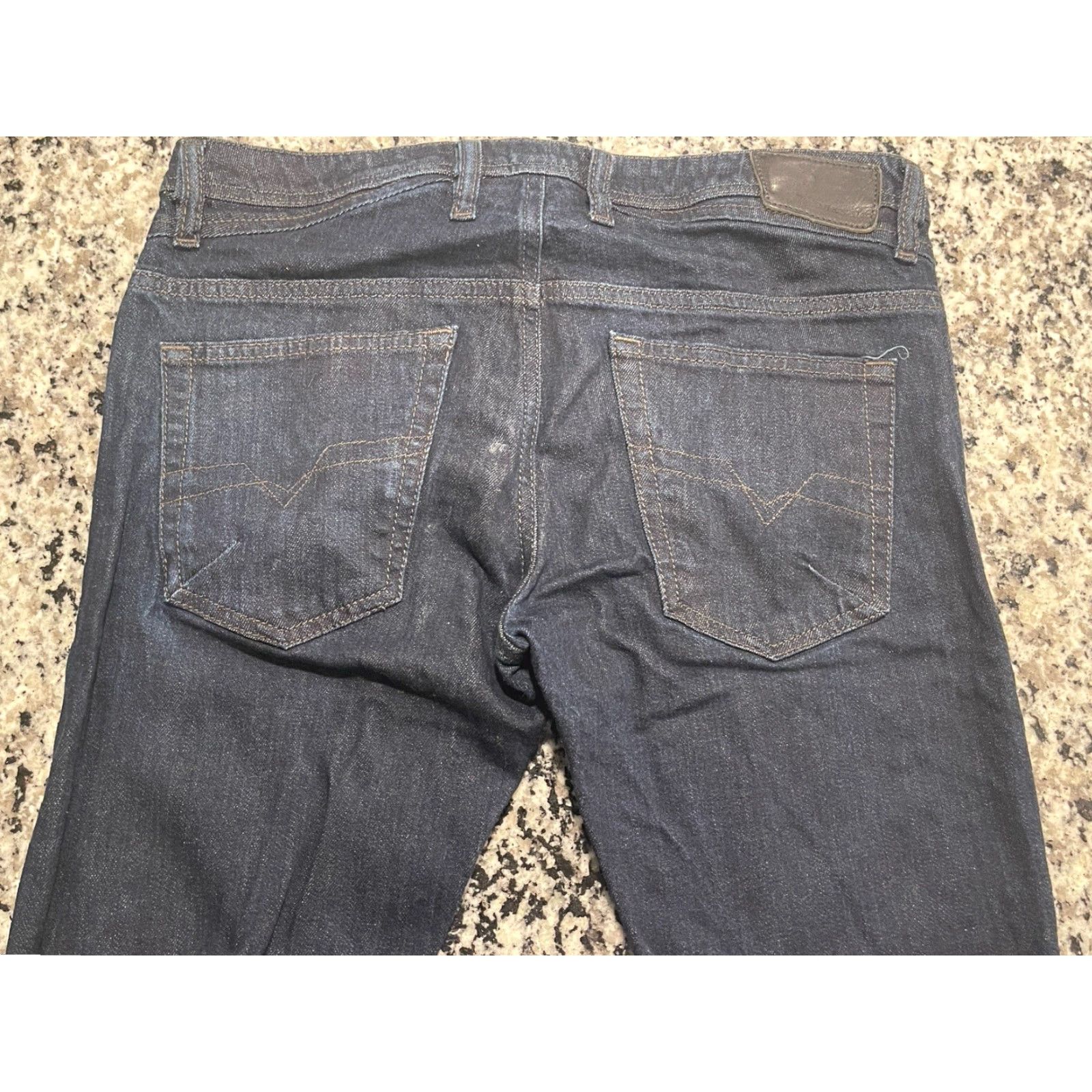 Diesel DIESEL Shioner Slim Skinny Stretch Jeans Denim Blue Men's 34 X 33.5 Zip Slim Size US 31 - 4 Thumbnail