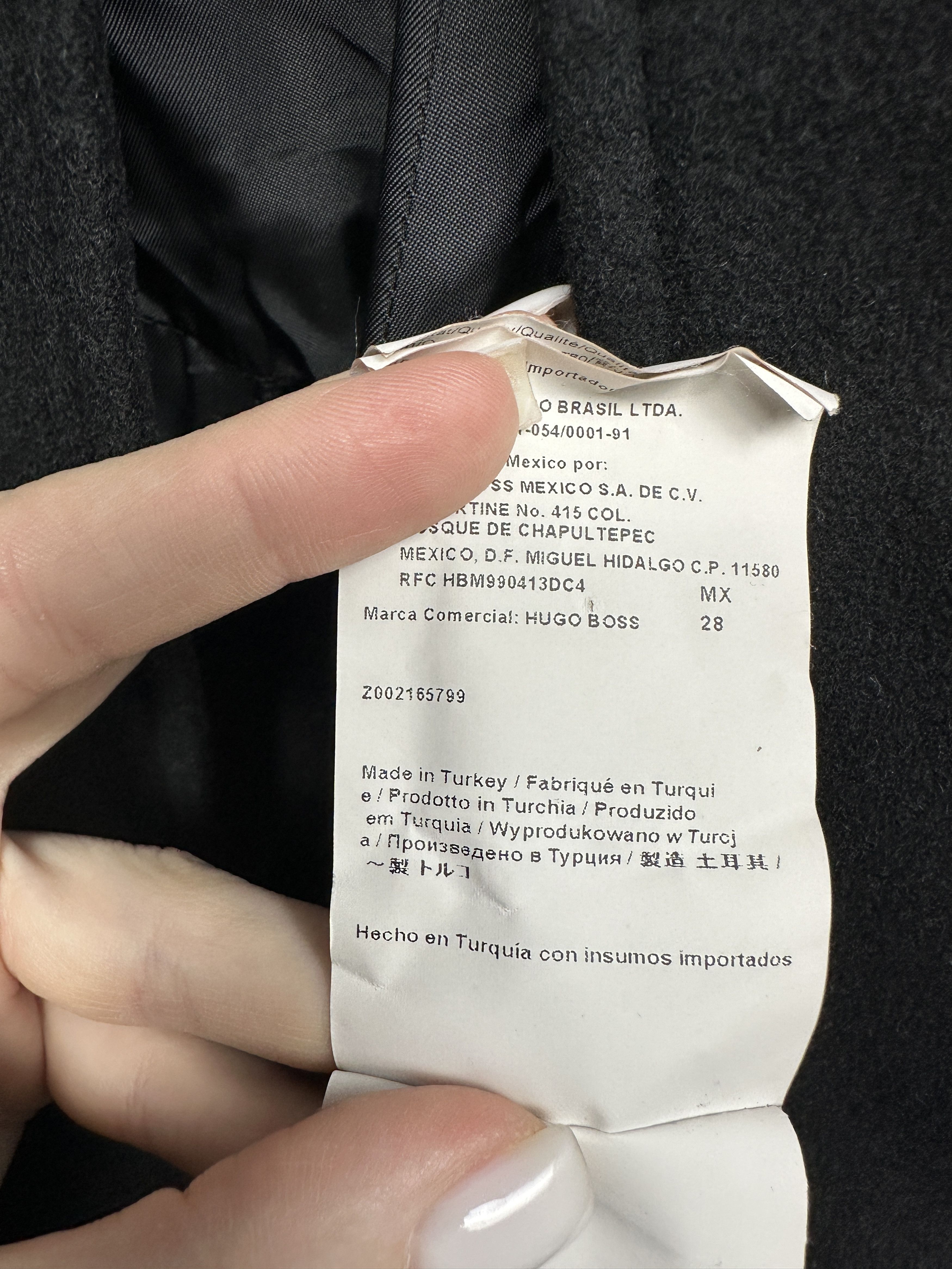 Hugo Boss Hugo Boss Womens Wool Coat Jacket Size M / US 6-8 / IT 42-44 - 7 Thumbnail
