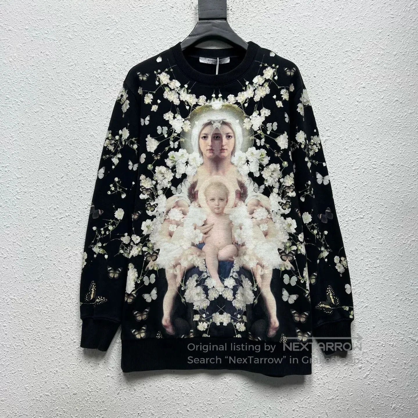 Givenchy givenchy floral sweatshirt in black. Size XS / US 0-2 / IT 36-38 - 1 Thumbnail