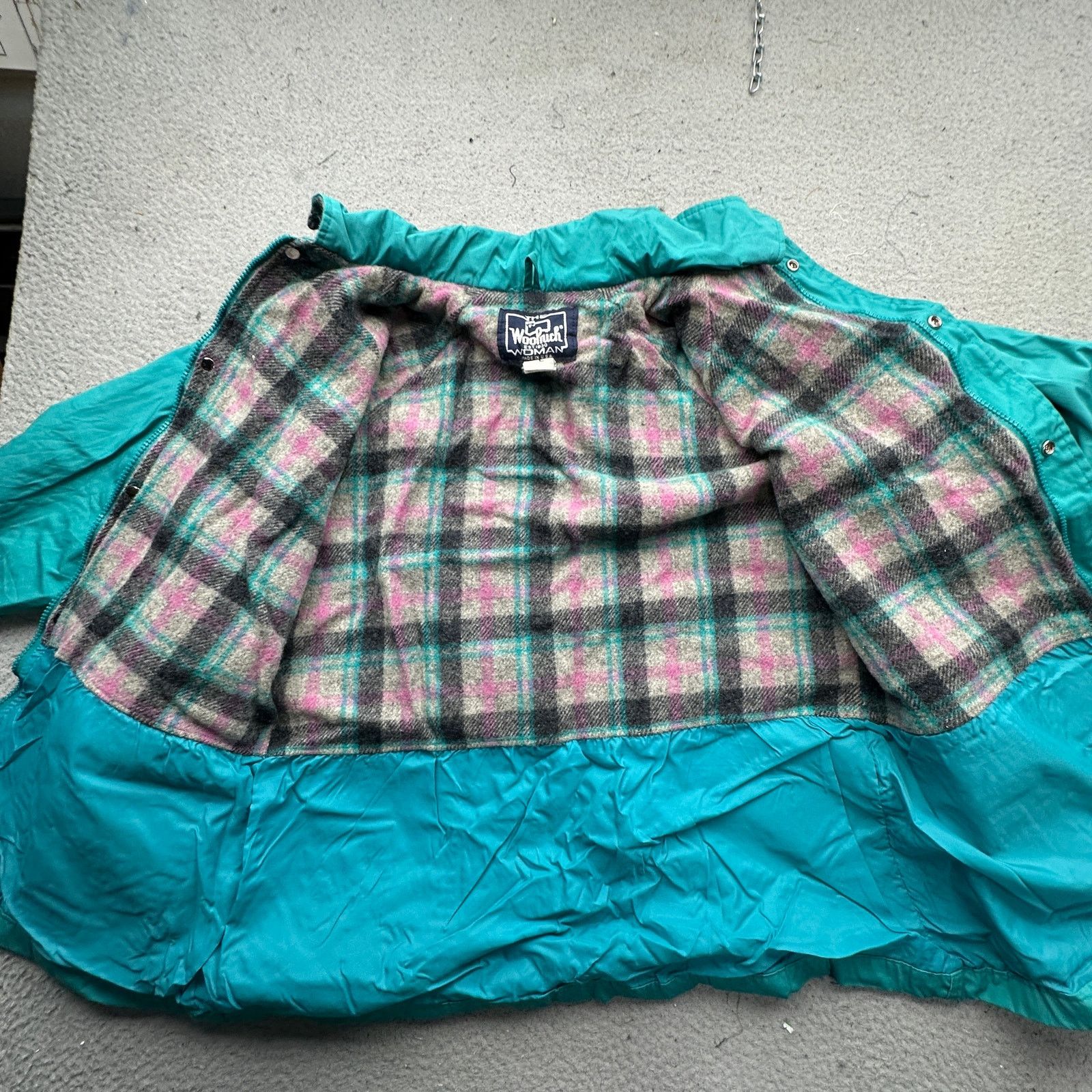 Woolrich Woolen Mills VTG Woolrich Woman Flannel Lined Plaid Parka Womens Large Size L / US 10 / IT 46 - 8 Thumbnail