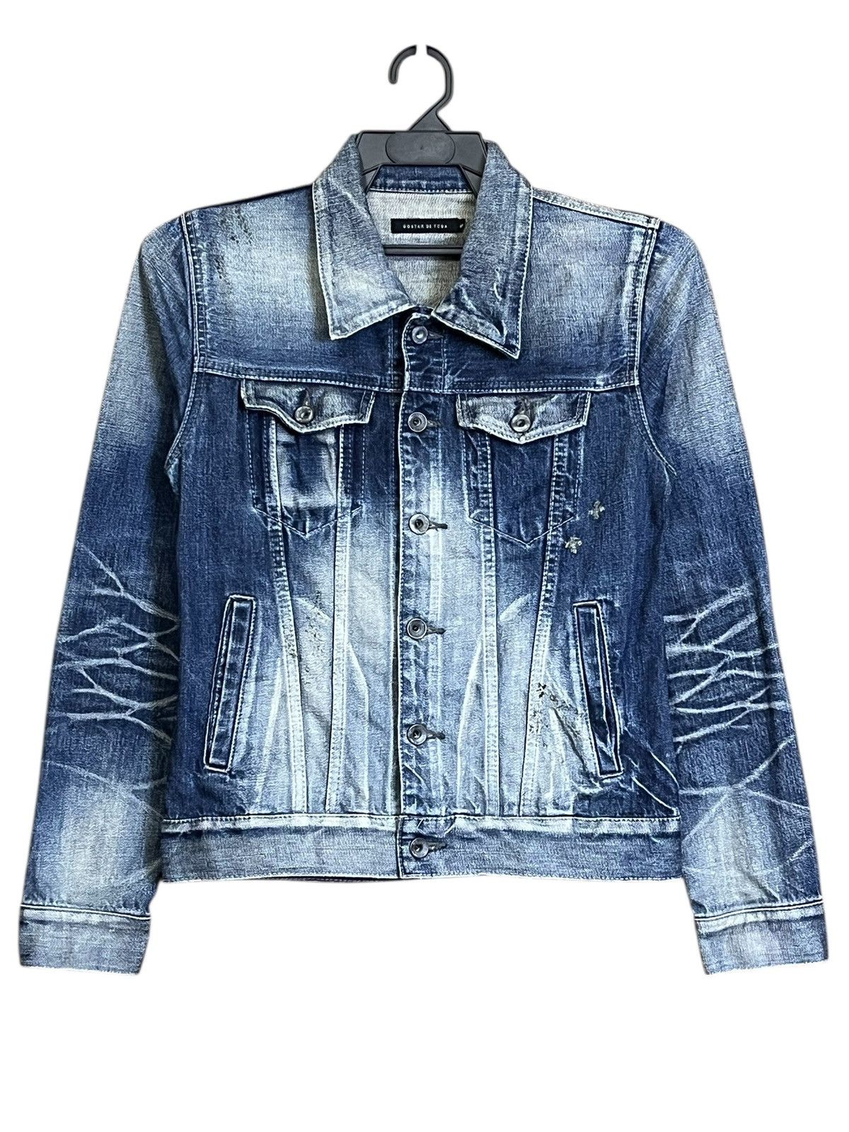 GOSTAR DE FUGA Archival japanese GOSTAR DE FUGA dirt trucker denim jacket Size US XS / EU 42 / 0 - 2 Thumbnail