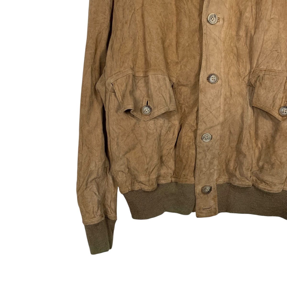 Vintage Vintage Italian Designer Remo Mercalli Suede Leather Jacket Size US M / EU 48-50 / 2 - 3 Thumbnail