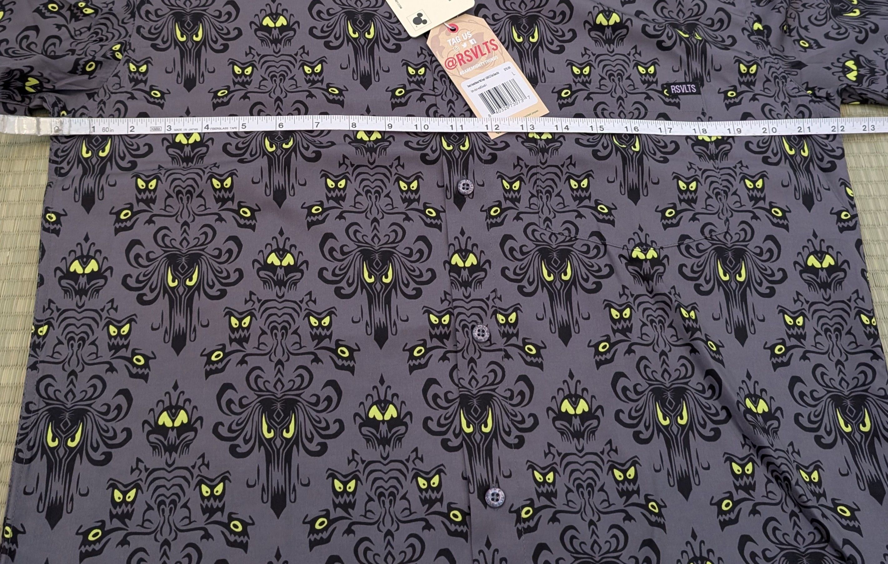 Other NWT RSVLTS x Disney Haunted Mansion Wall Creeps Shirt Size US L / EU 52-54 / 3 - 6 Thumbnail