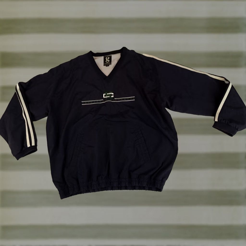 Vintage VINTAGE GEAR FOR SPORTS Jacket XL Blue College Cranbrook Kingswood College Michigan Embroidered Pullover Nylon Mens Size US XL / EU 56 / 4 - 1 Thumbnail
