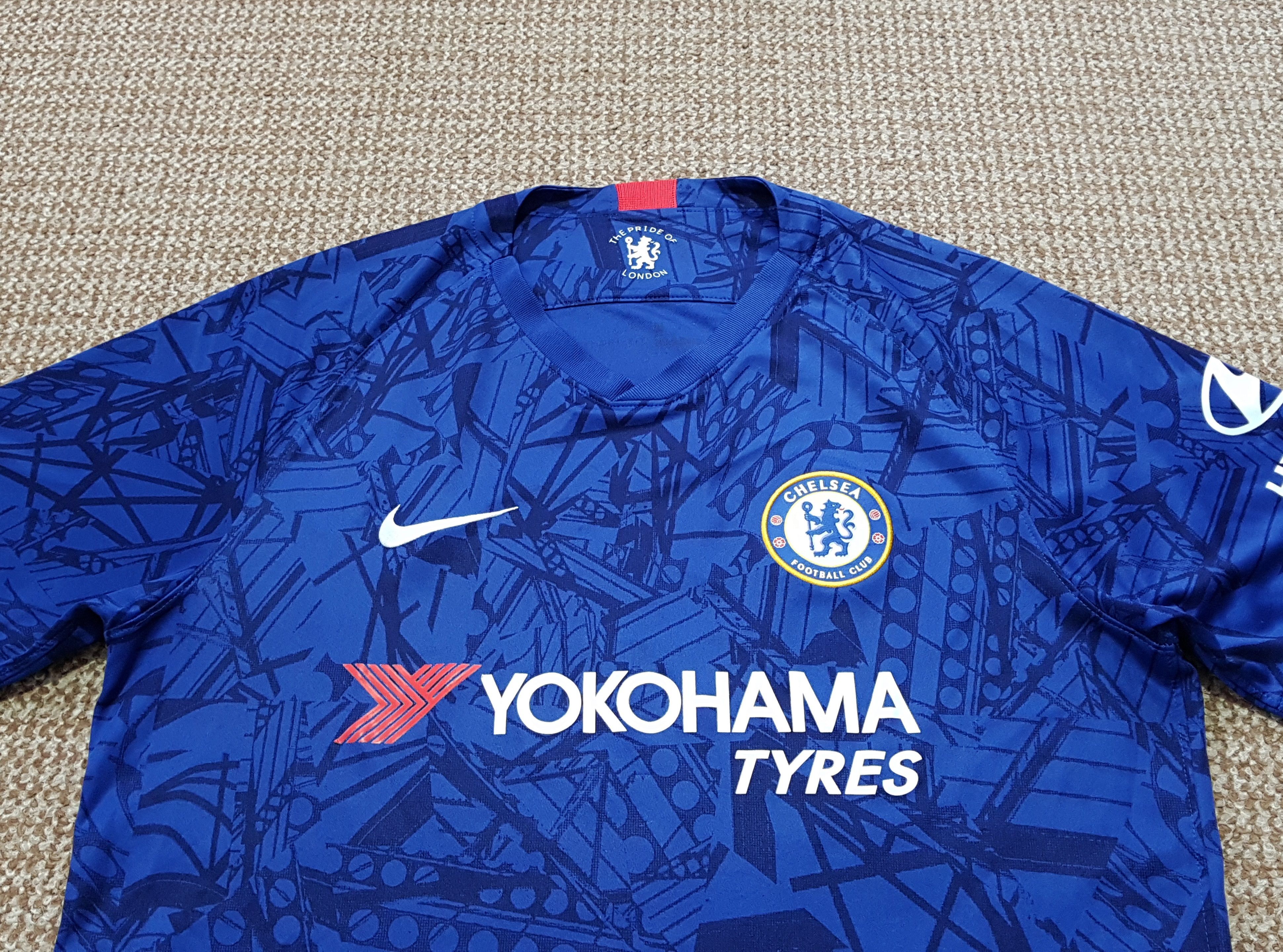 Nike Chelsea FC 2019/20 Nike Home Soccer Jersey Football Shirt L Size US L / EU 52-54 / 3 - 2 Thumbnail