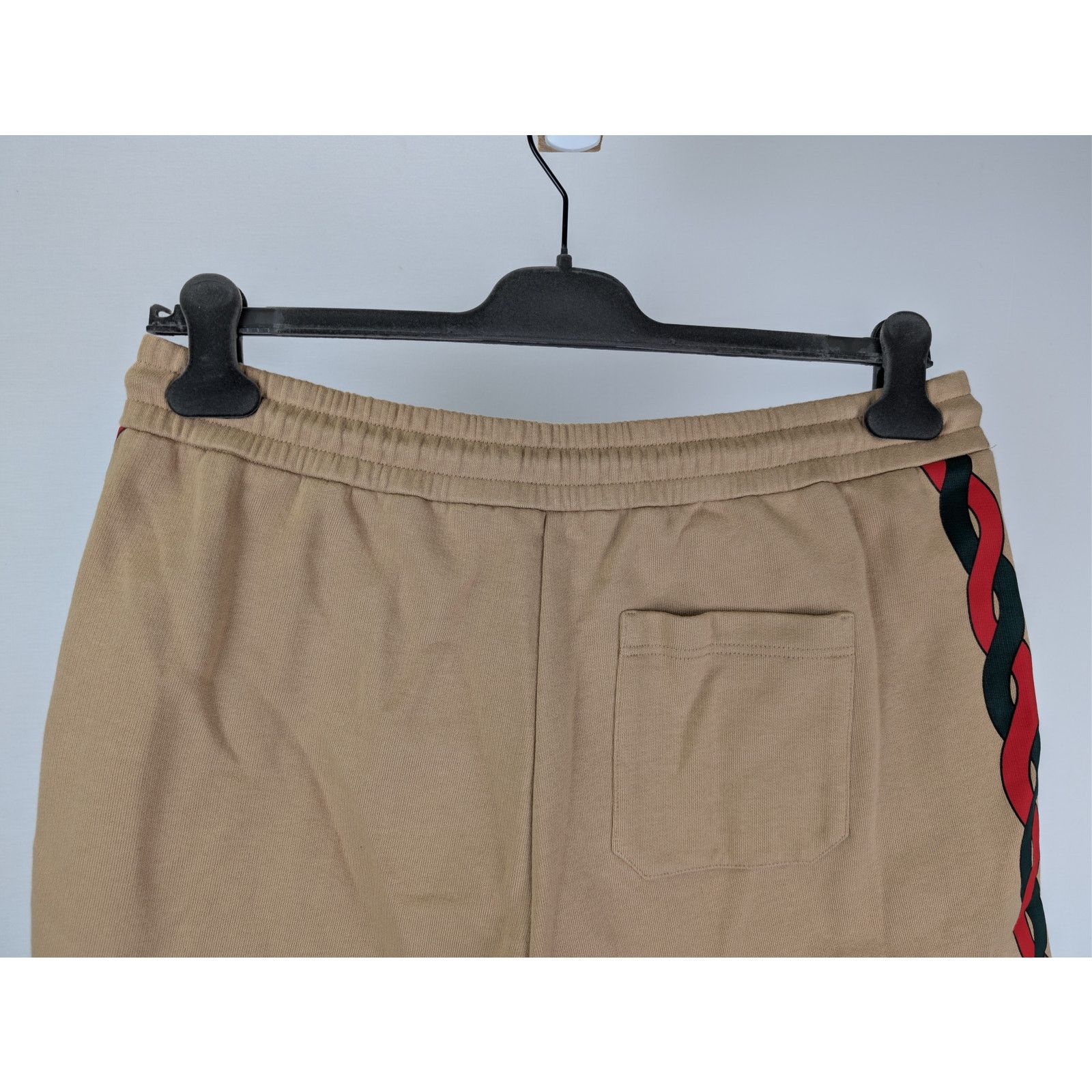 Gucci o1rshd1 Light Felted Cotton Jersey Basket Pant Short Camel Size US 36 / EU 52 - 10 Thumbnail