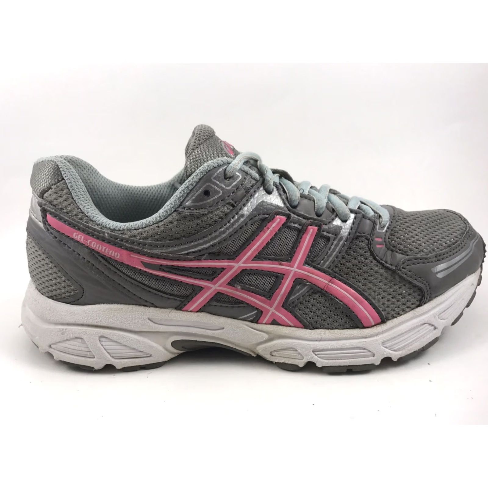 Asics VINTAGE ASICS Gel Conteno Womens Size 7 Gray Running Athletic Cross Training Shoes-556 Size US 7 / IT 37 - 5 Thumbnail