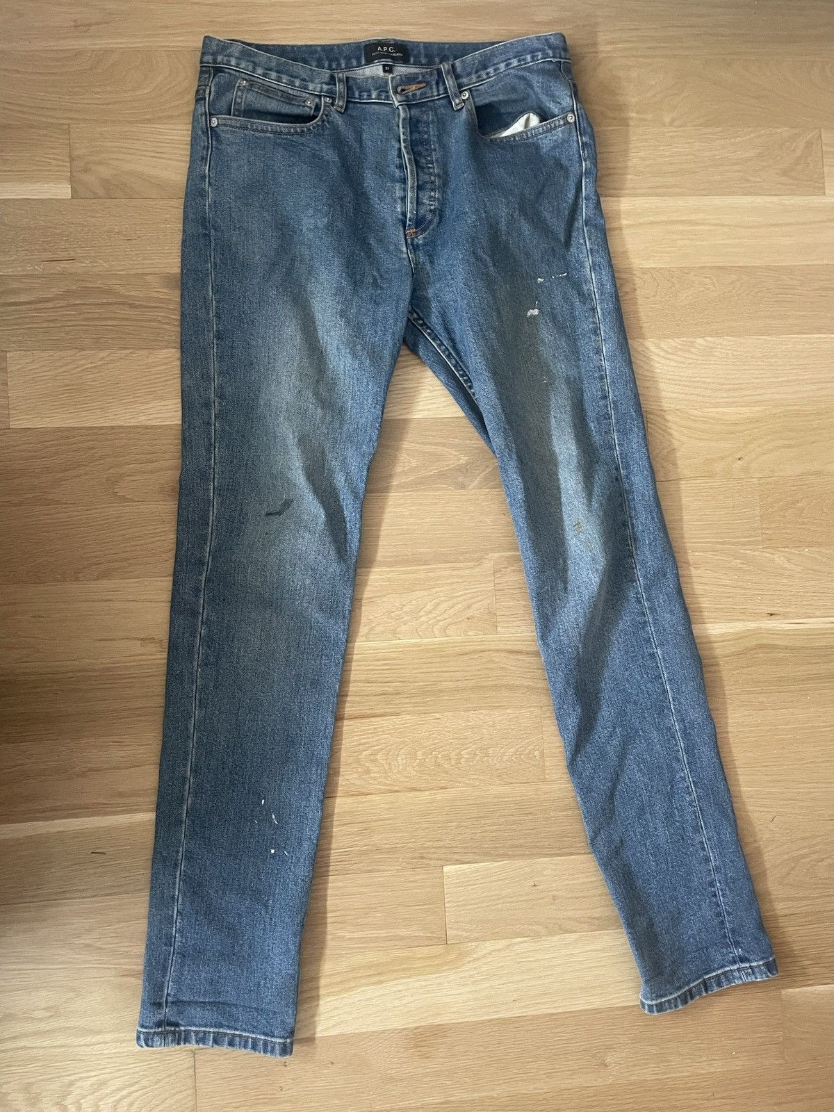 A.P.C. APC blue slim fit jeans Size US 31 - 1 Thumbnail