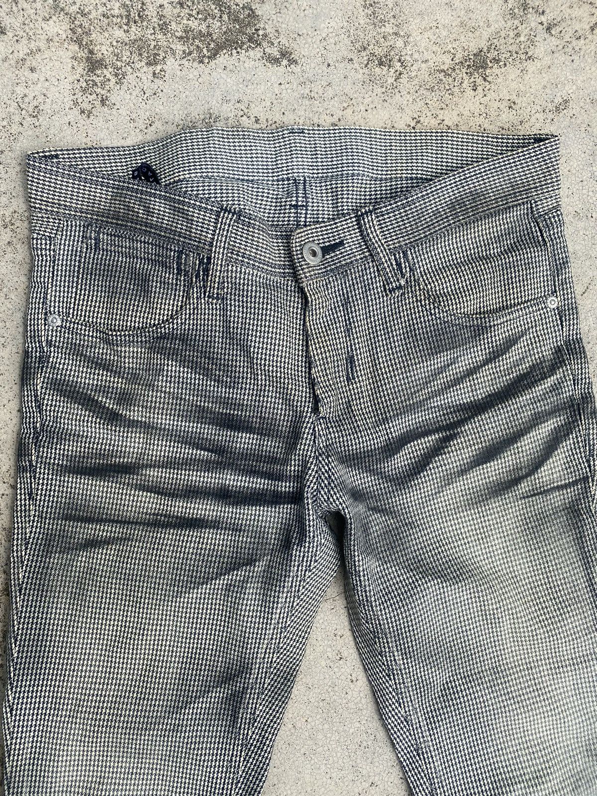 Designer × Neil Barrett × Punk and Yo Black Barrett Neil barrett Tartan Clawmark Slim Fit Jeans Size US 30 / EU 46 - 8 Thumbnail