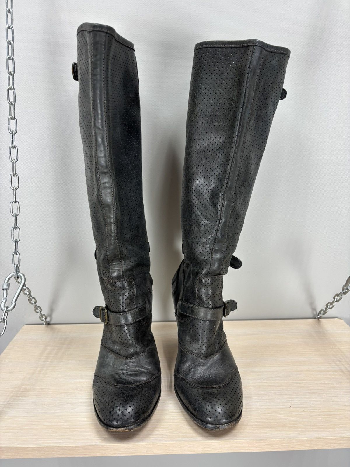 Belstaff Womens boots Belstaff Size 39 Color Gray/Black Size US 9 / IT 39 - 3 Thumbnail