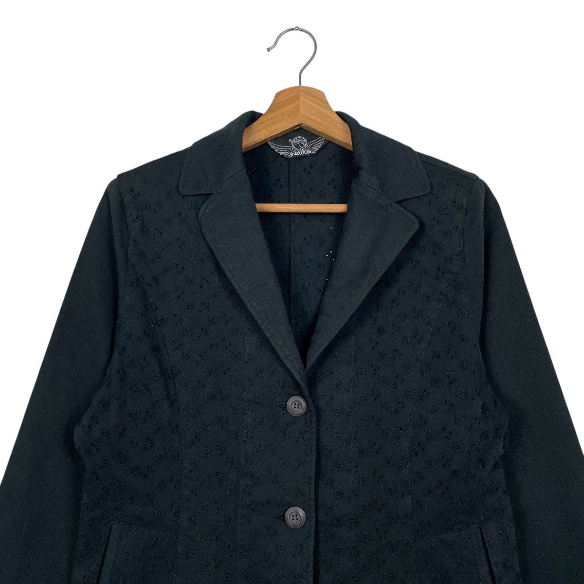 Japanese Brand Naiku Black Jacket