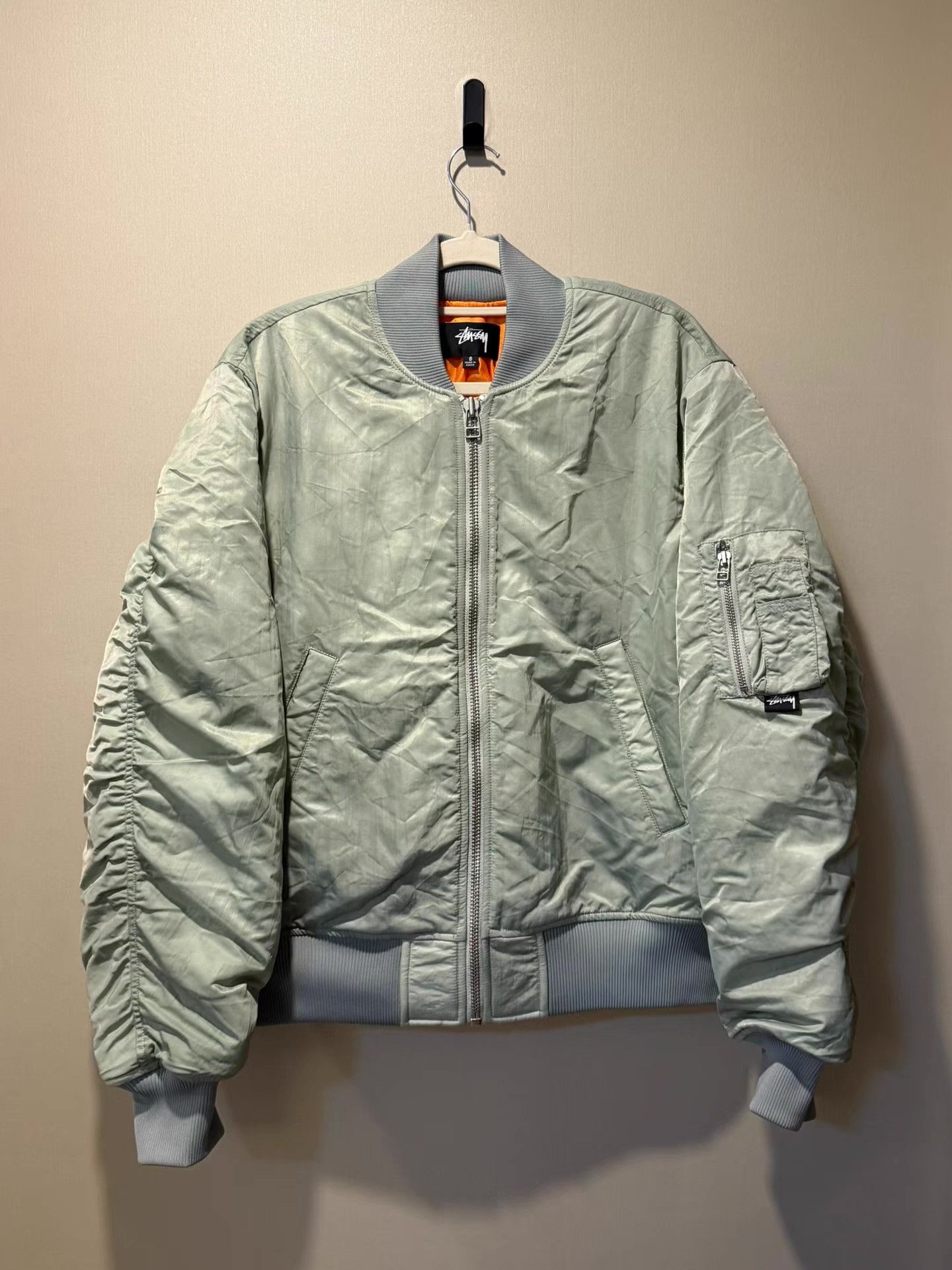Stussy Stussy SS22 Dyed Nylon Bomber Jacket Ｑ20 Size US S / EU 44-46 / 1 - 1 Thumbnail