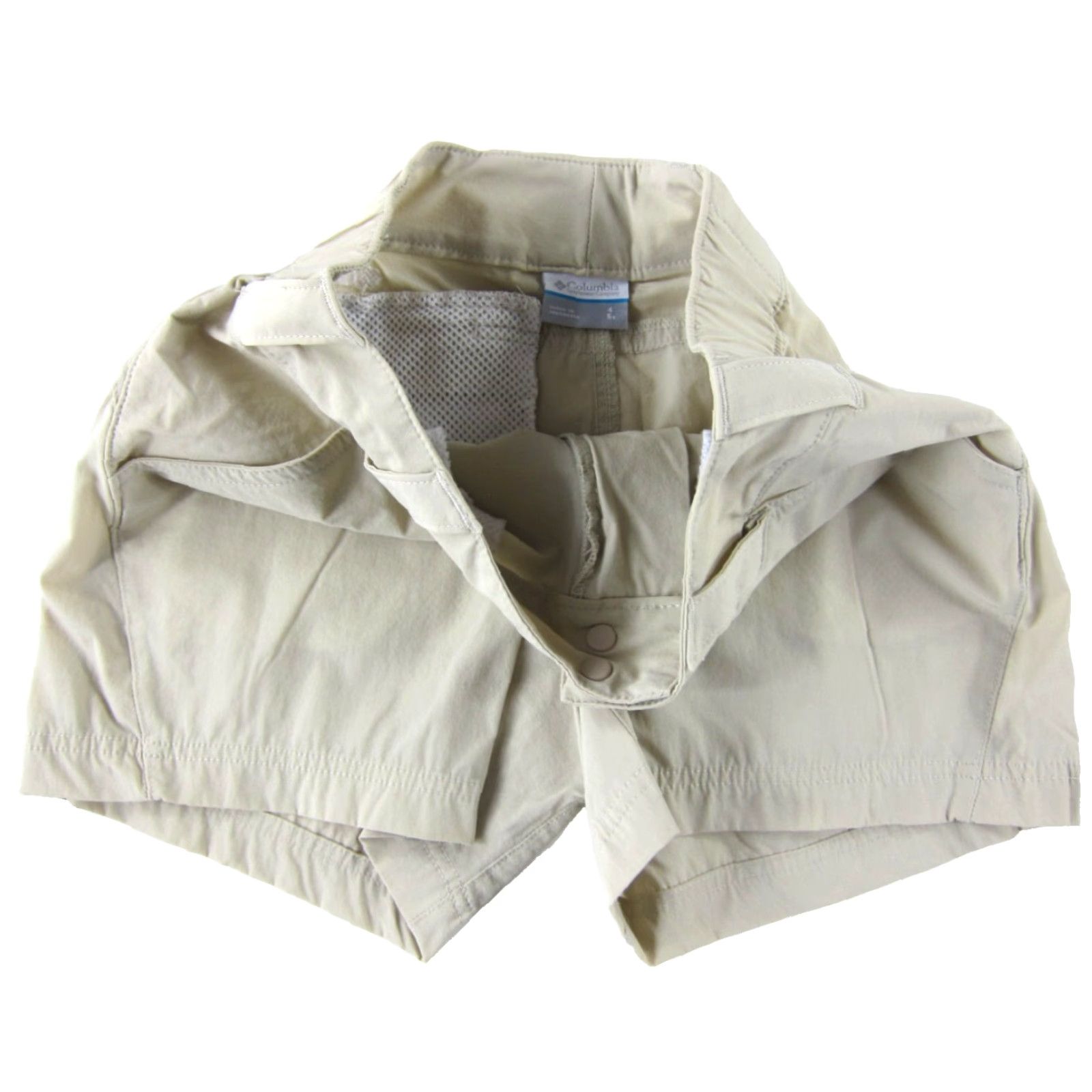 Vintage Columbia PFG Nylon Stretch Beige Brown Lightweight Hike Travel Packable Shorts S Women Beige Nylon Stretch Lightweight Hiking 4 Size 28" / US 6 / IT 42 - 5 Thumbnail