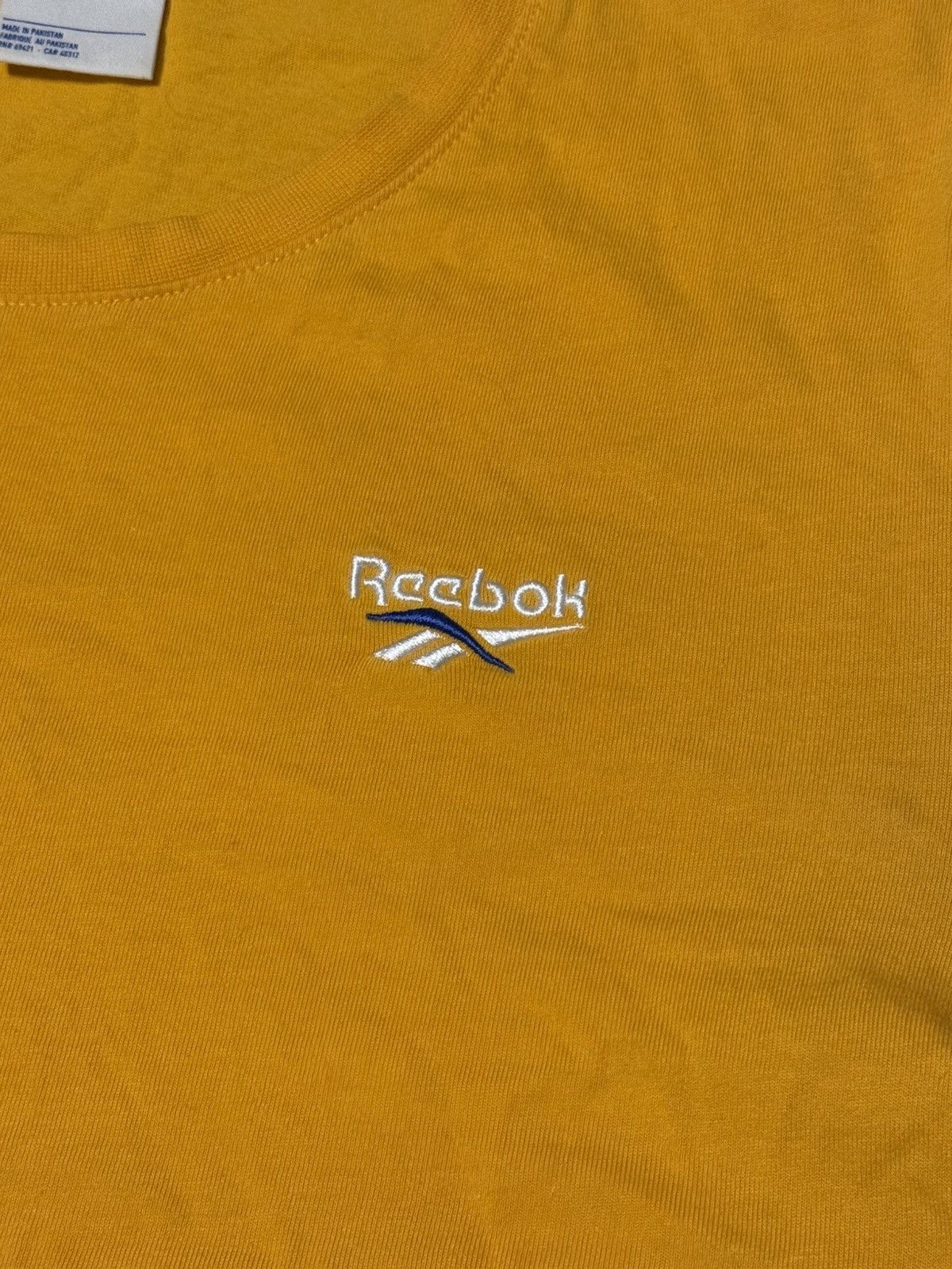 Reebok Reebok Logo Tee Yellow Size Large Size US L / EU 52-54 / 3 - 4 Thumbnail
