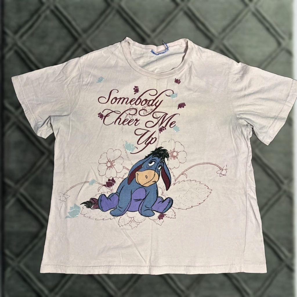 Disney VINTAGE Disney Eeyore Pink T-Shirt XL Unisex Adults Winnie The Pooh Men/Women?? Size XL / US 12-14 / IT 48-50 - 1 Thumbnail