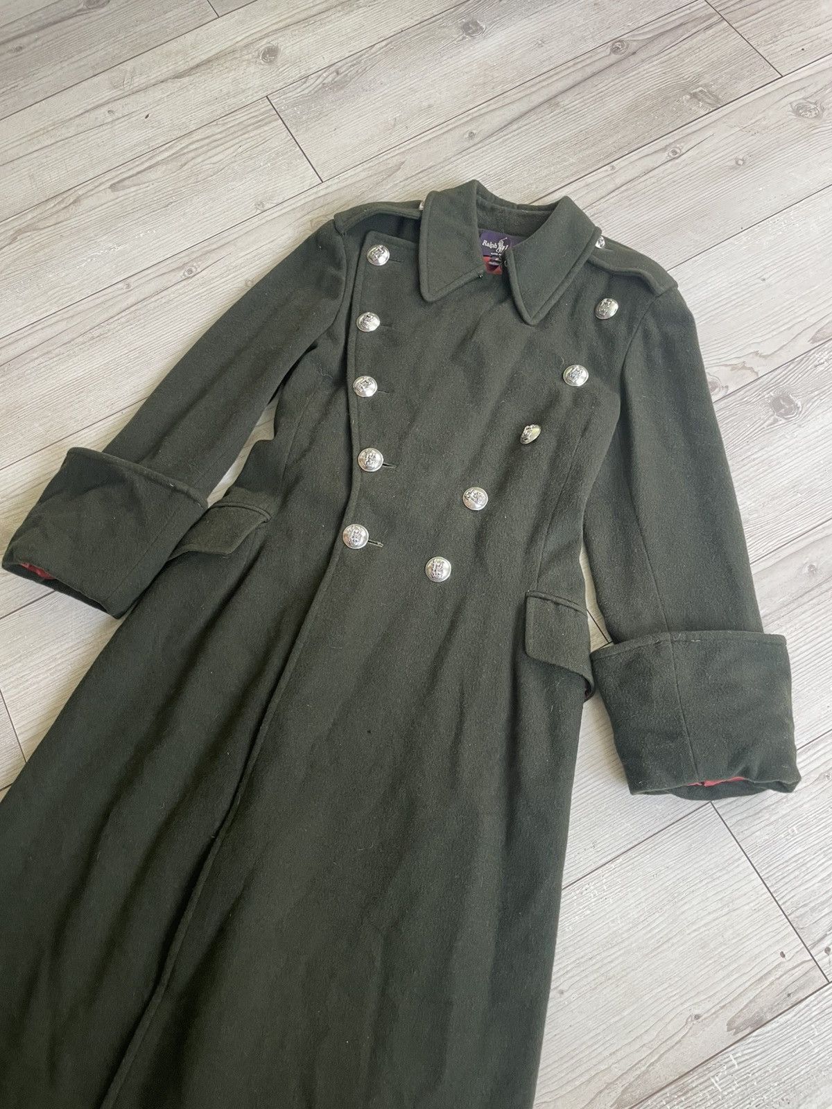 Ralph Lauren Purple Label Polo Ralph Lauren Purple Label Military Coat Made in USA Size M / US 6-8 / IT 42-44 - 4 Thumbnail