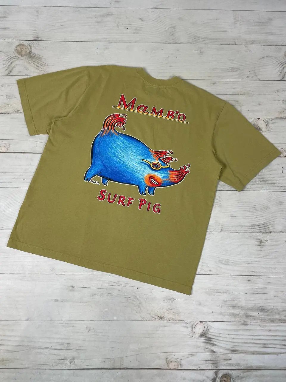 Mambo Vintage Mambo 1998 Surf Pig T Shirt Australian Size US L / EU 52-54 / 3 - 1 Thumbnail