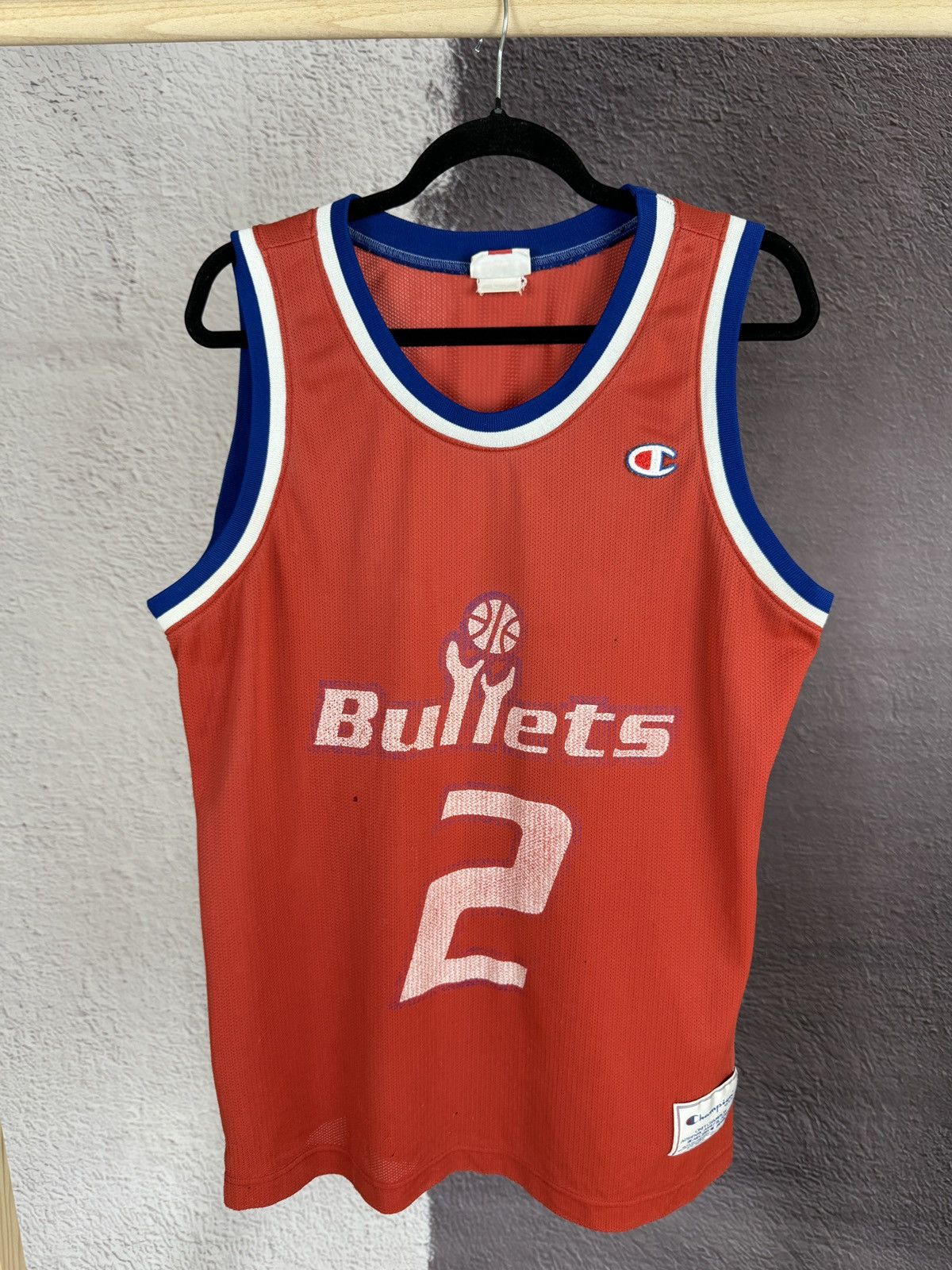 Champion Champion 90s Washington #2 Bullets Chris Webber jersey shirt Size US L / EU 52-54 / 3 - 2 Thumbnail