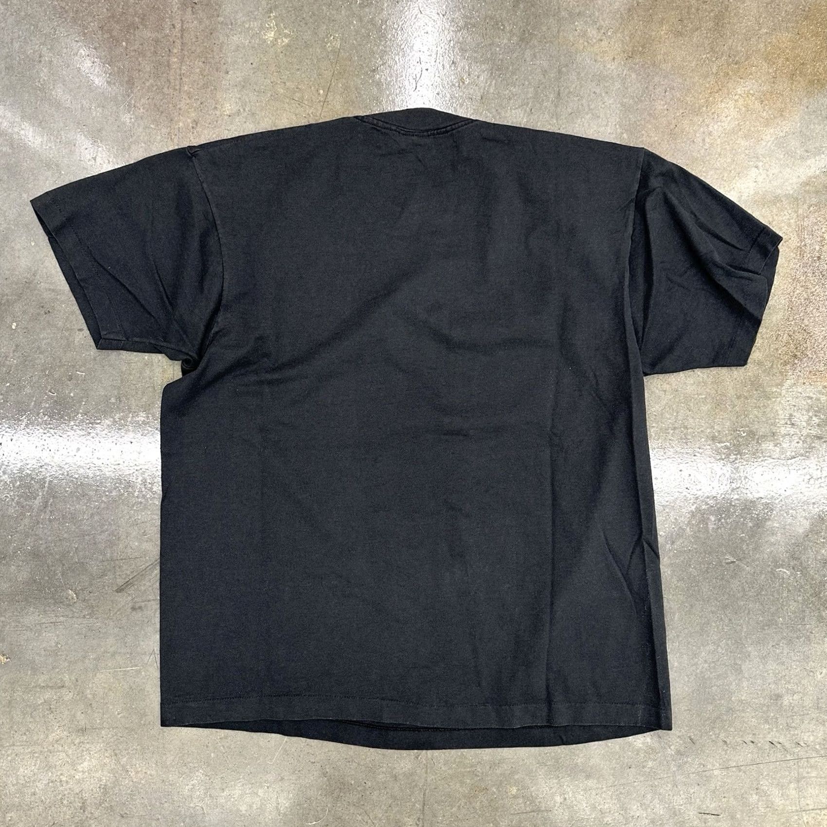 Fruit Of The Loom VINTAGE Snowman Graphic T Shirt 90s Fruit of the Loom XL Black Mens Size US XL / EU 56 / 4 - 3 Thumbnail