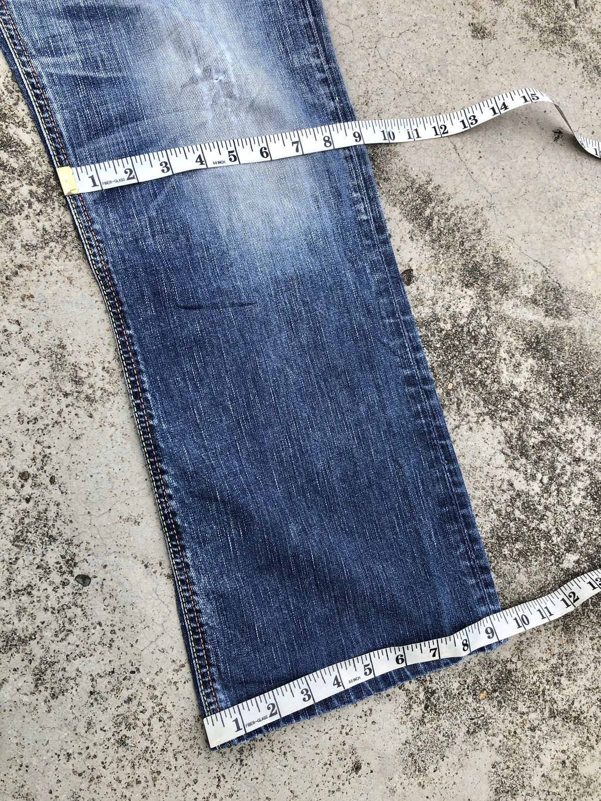 Edwin FLARED VINTAGE EDWIN WASHED BLUE JEANS Size US 32 / EU 48 - 10 Thumbnail