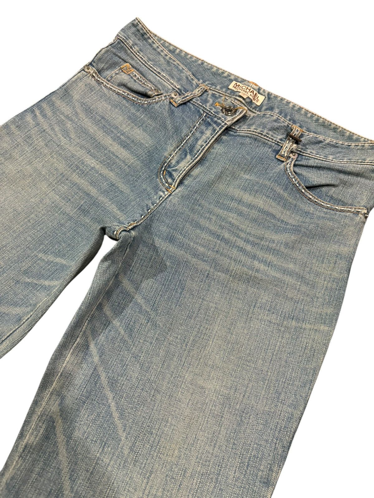 Michael Kors 90s Vtg Michael Kors Flared Bootcut Faded Light Washed Jeans Size US 30 / EU 46 - 5 Thumbnail