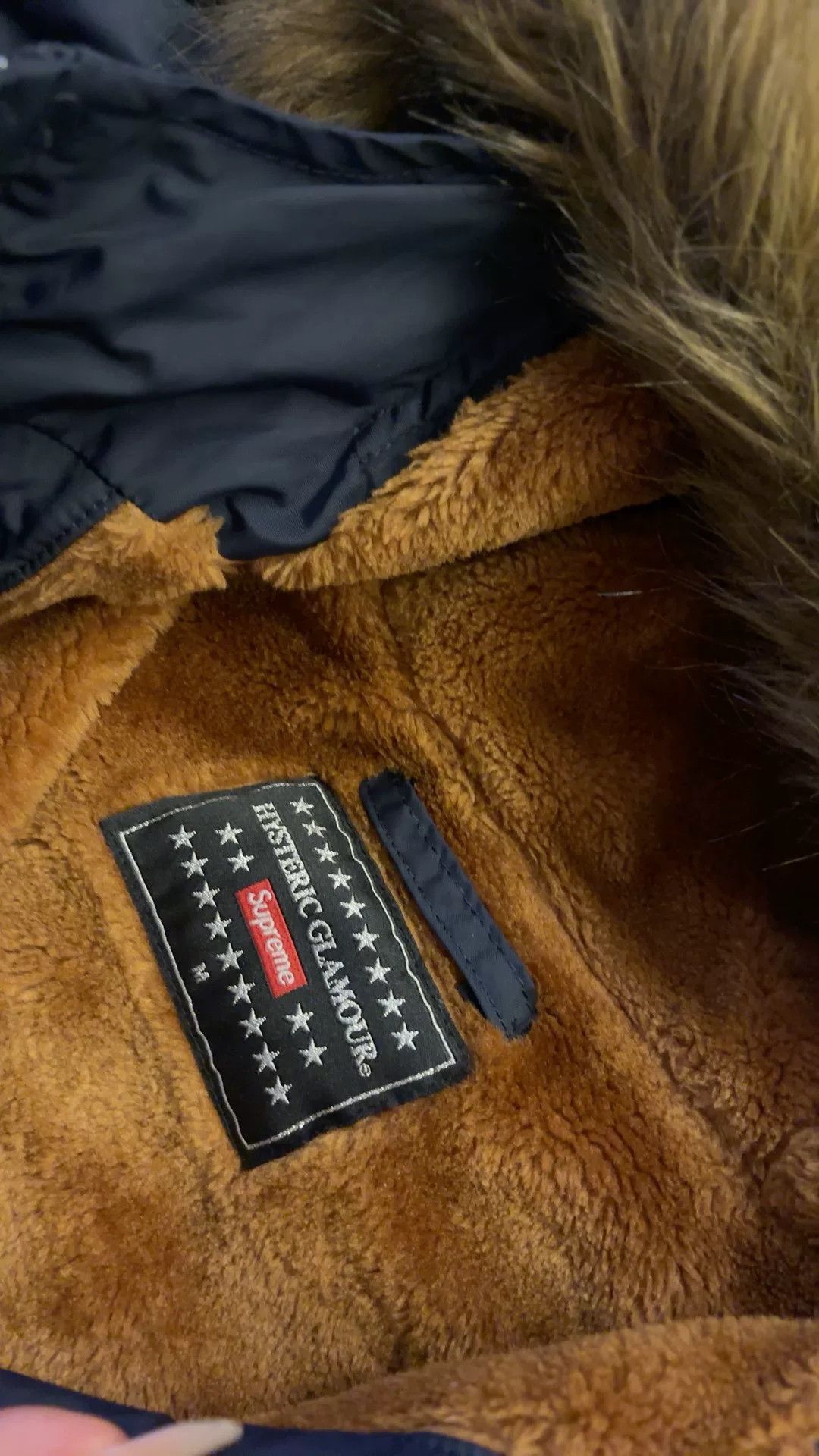 Supreme Supreme x Hysteric Glamour N-3B Parka Navy Size US M / EU 48-50 / 2 - 9 Thumbnail