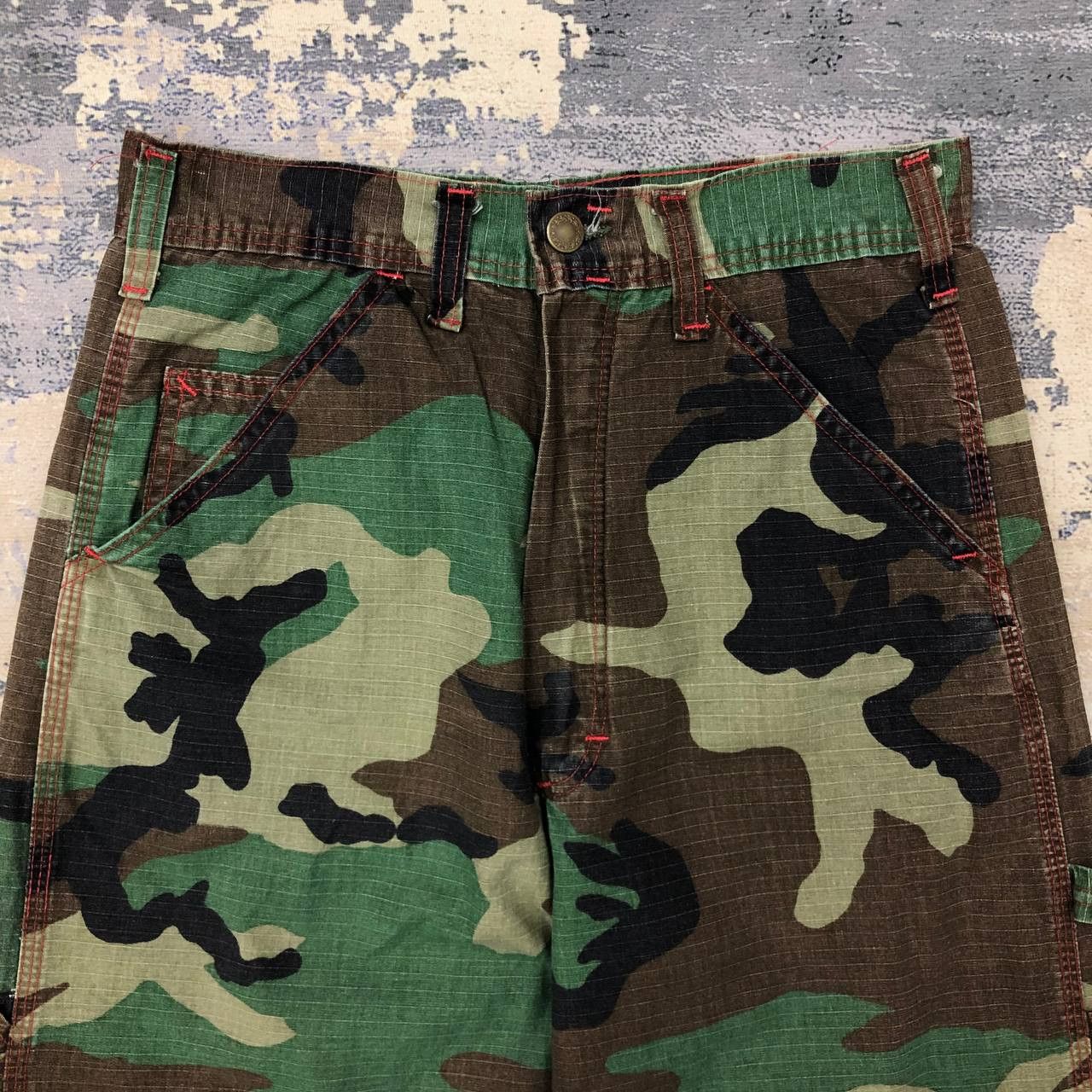 Other P147 NEPCO CAMO CARPENTER PANTS Size US 28 / EU 44 - 3 Thumbnail