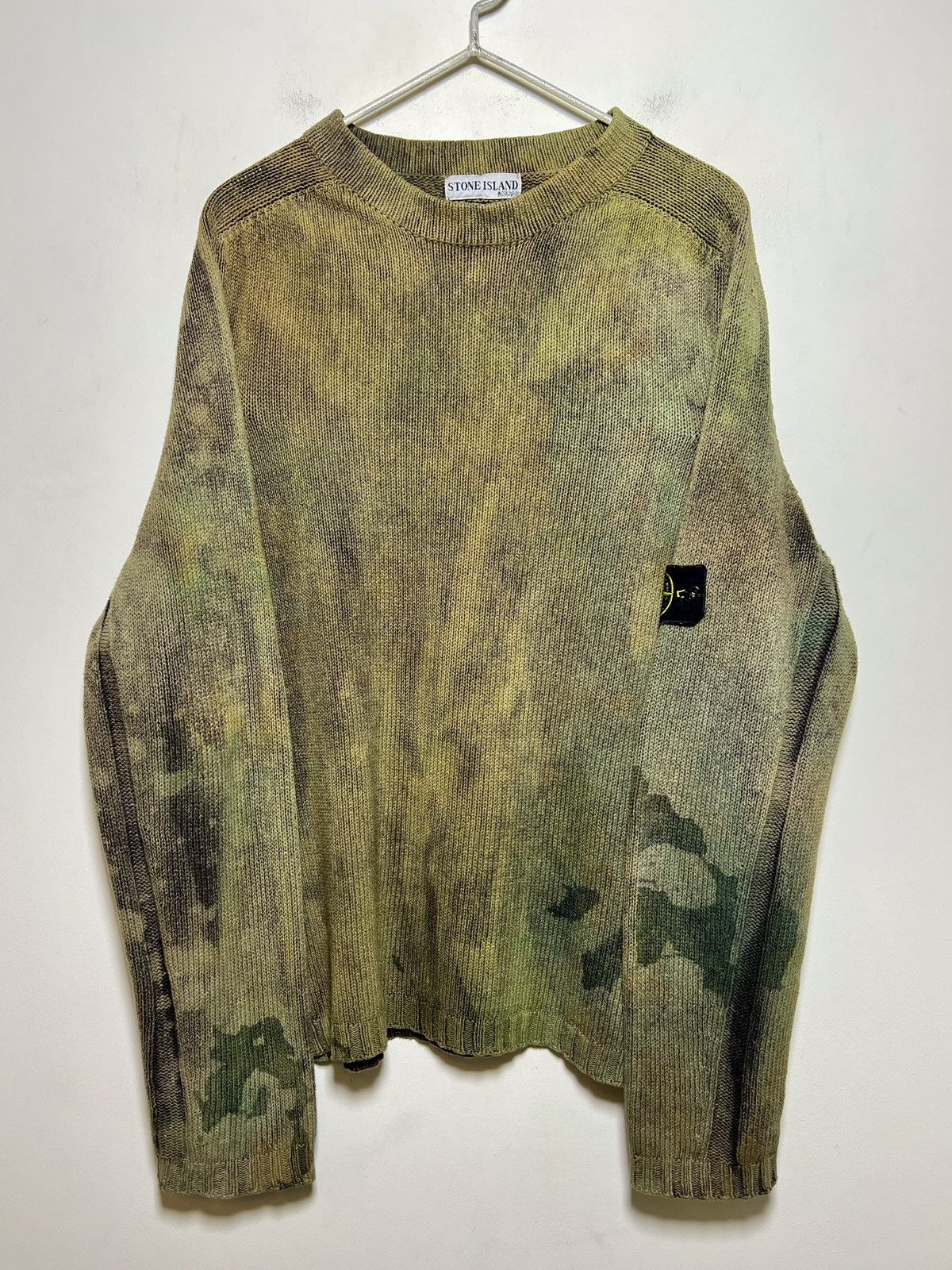 Stone Island stone island y2k painters sweater 1/1 vintage Size US XL / EU 56 / 4 - 1 Thumbnail