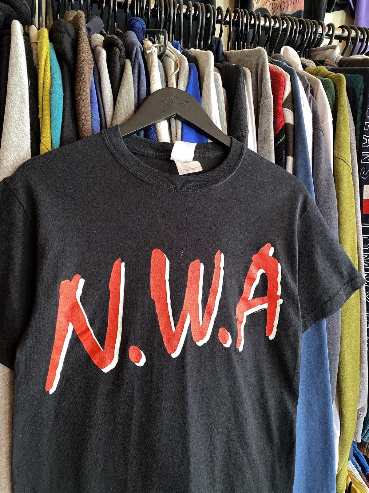 Band Tees VINTAGE N.W.A STRAIGHT OUTTA COMPTON RAP T-SHIRT Size US S / EU 44-46 / 1 - 2 Thumbnail