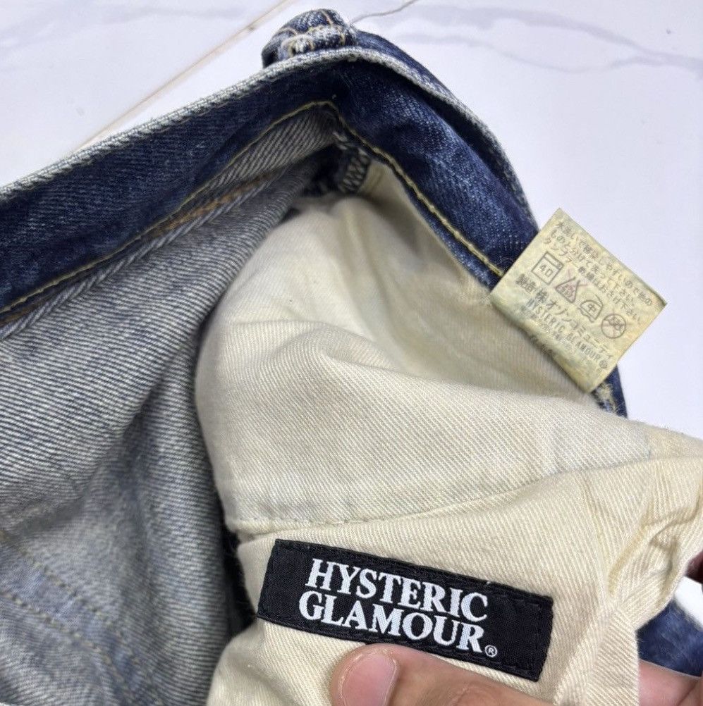 Hysteric Glamour Flared Custom Made Distressed Denim Jean