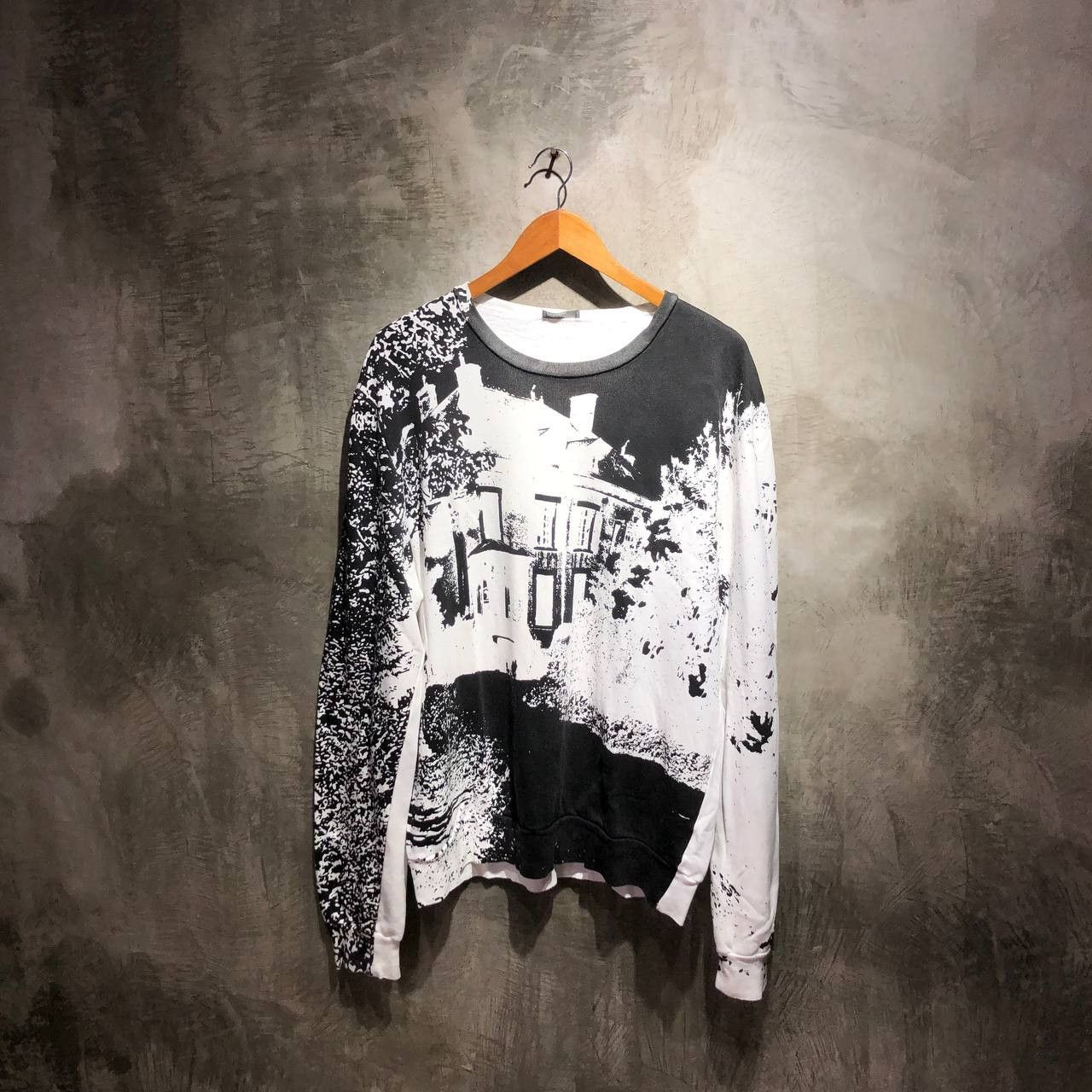 Dior Christian Dior Mansion Print Crewneck long sleeves Size US L / EU 52-54 / 3 - 1 Thumbnail
